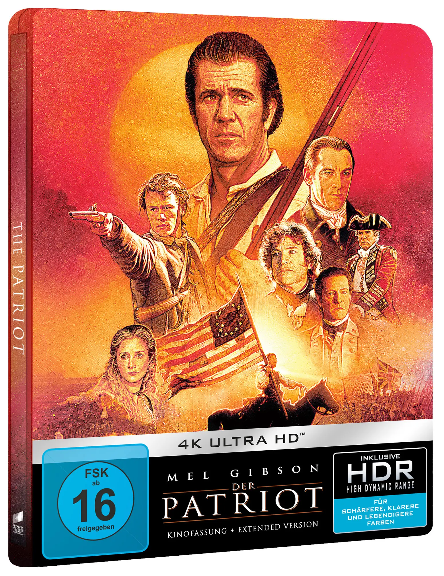 Der Patriot - Extended Version & Kinofassung (Steelbook, 2 4K-UHDs)
