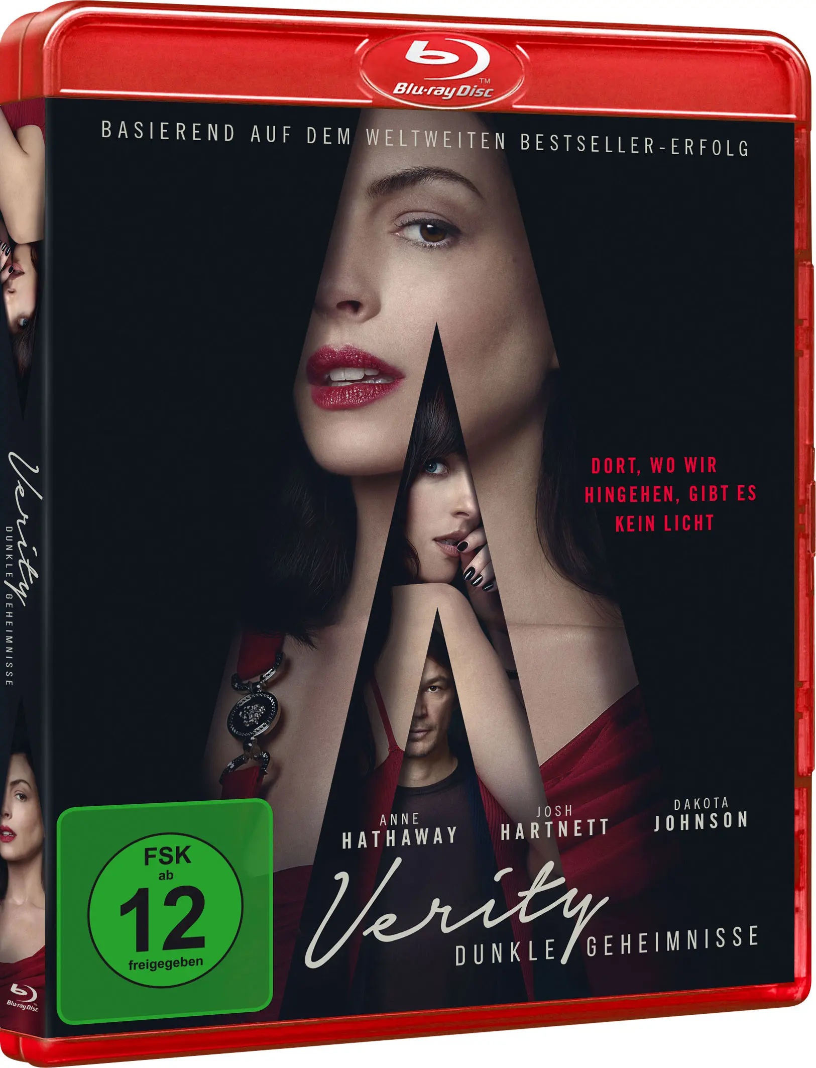 blu-ray, film, cover, dunkel, dreieckiges design