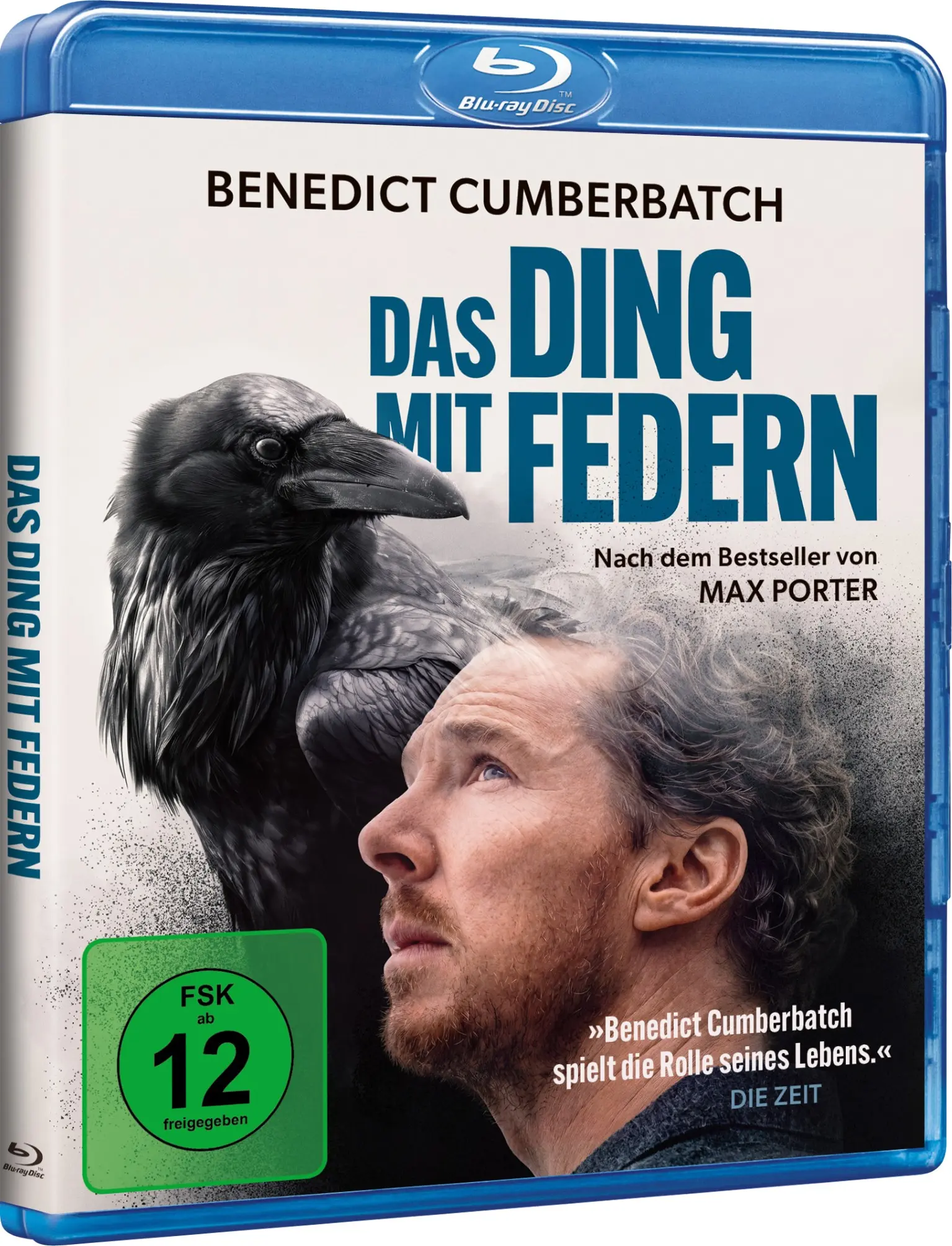 Blu-ray-Film, Filmhülle, blaue Hülle, Raben-Cover, Benedict Cumberbatch