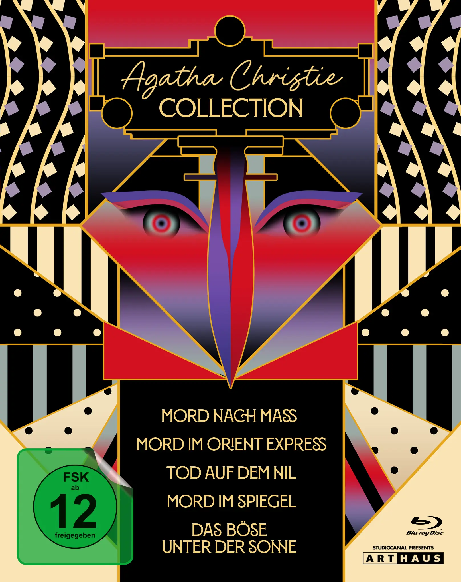 Agatha Christie Collection - 4K-Remastered (5 Blu-rays) Cover Agatha Christie Collection - 4K-Remastered (5 Blu-rays) Cover