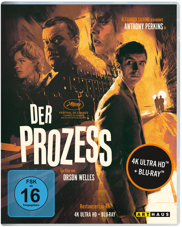 Der Prozess - 60th Anniversary Ed. (4KUHD+Blu-ray) Cover