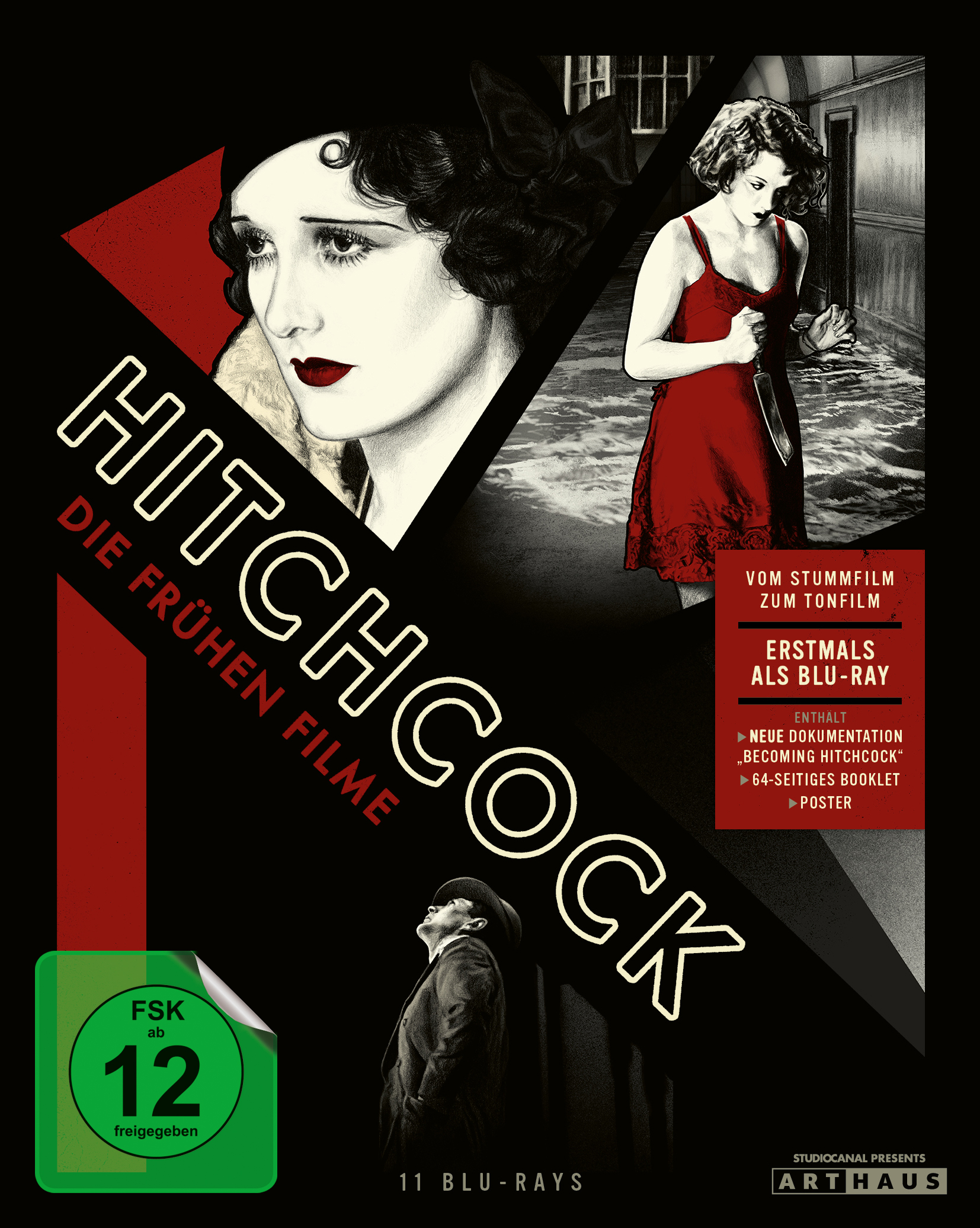 Alfred Hitchcock - Die frühen Filme (11 Blu-rays) Cover Alfred Hitchcock - Die frühen Filme (11 Blu-rays) Cover