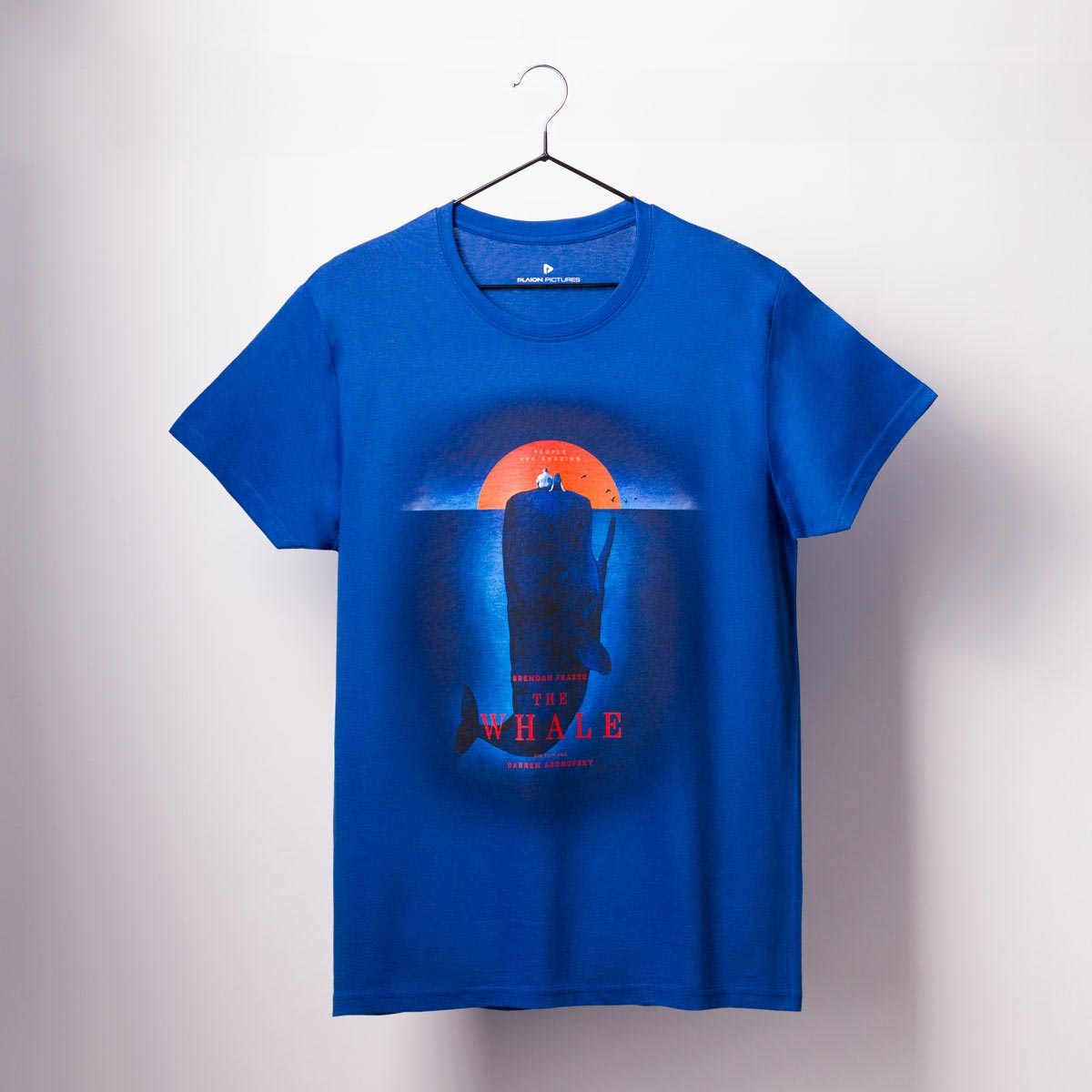 The Whale T-Shirt Unisex Royal Blue Image 2