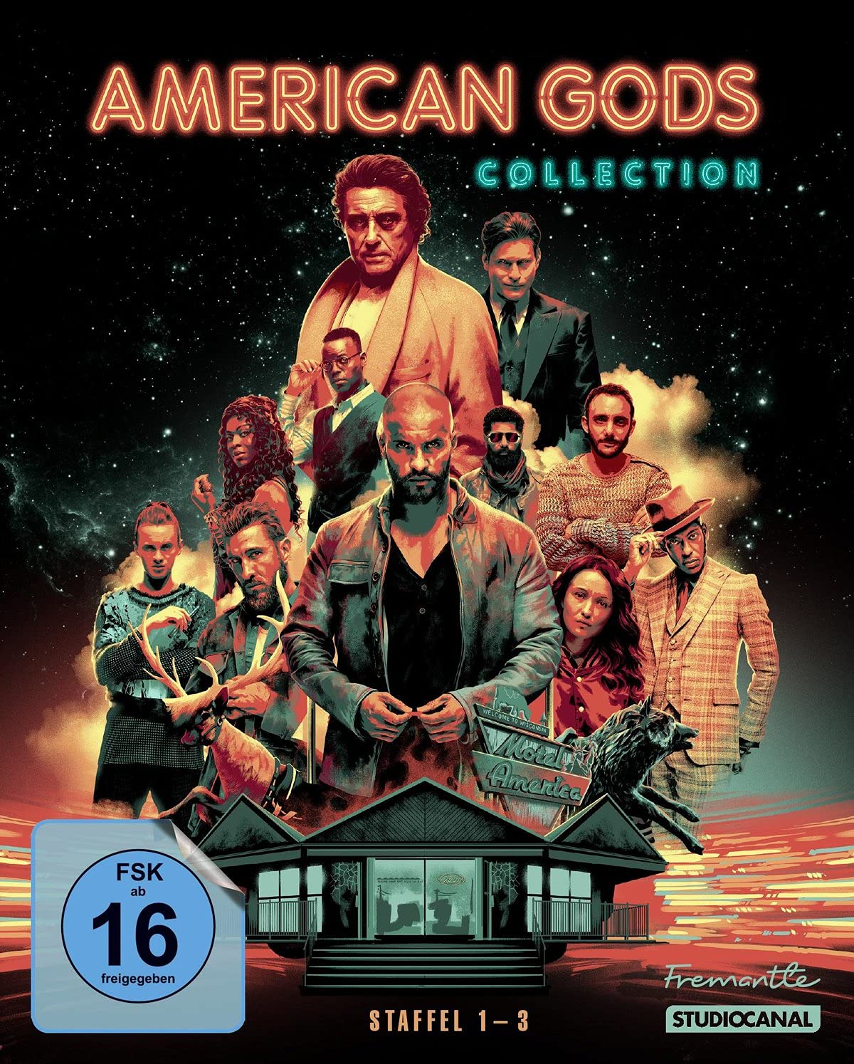 American Gods - Collection - Staffel 1-3 (10 Blu-rays)