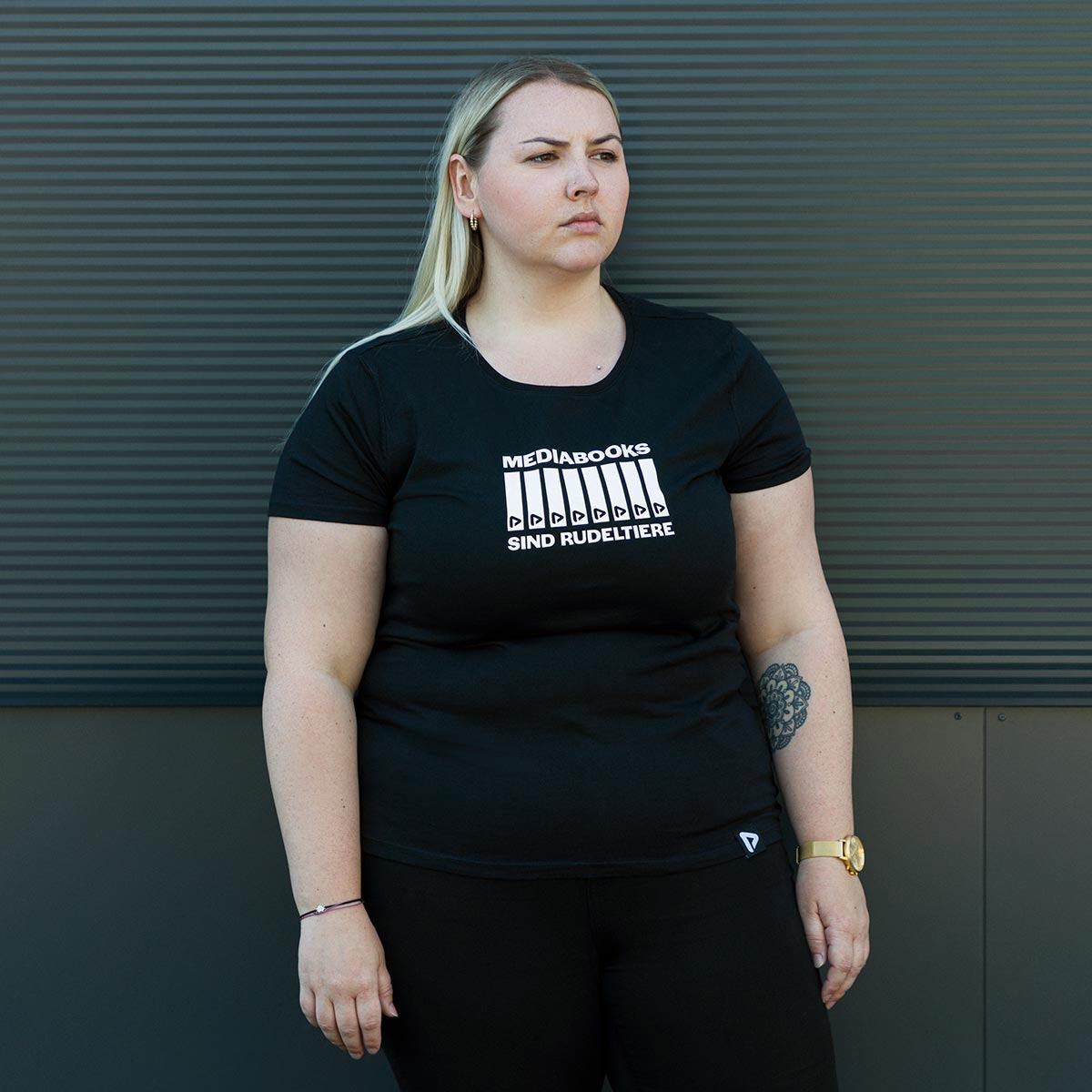 Rudeltiere PP T-Shirt Women Black Rudeltiere PP T-Shirt Women Black