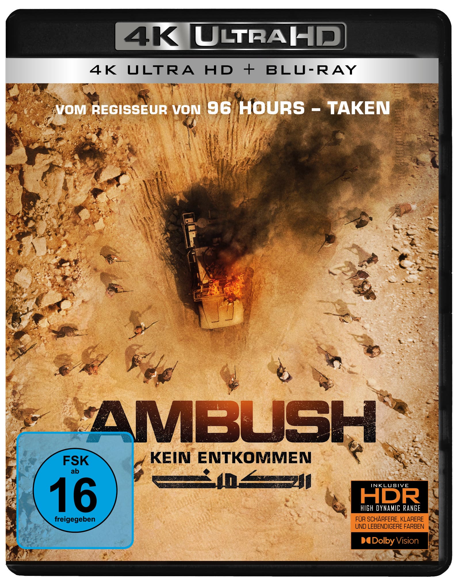 Ambush - Kein Entkommen (4K-UHD+Blu-ray) Cover