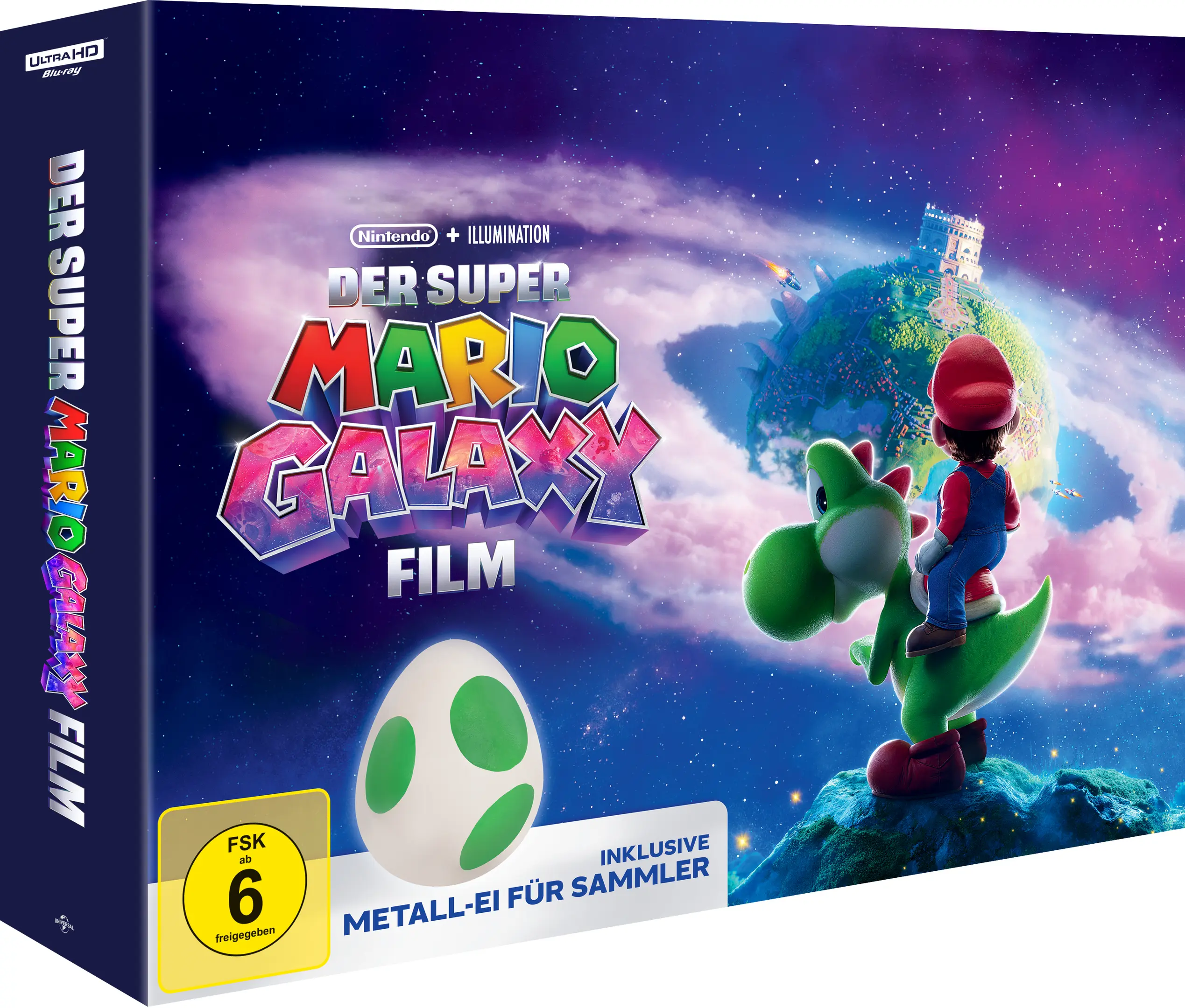 Der Super Mario Galaxy Film (Yoshi-Ei-Collector's Edition, 4K-UHD+Blu-ray)(Exkl. Shop)