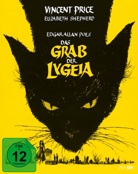 Das Grab der Lygeia (Mediabook A, Blu-ray + DVD) Cover