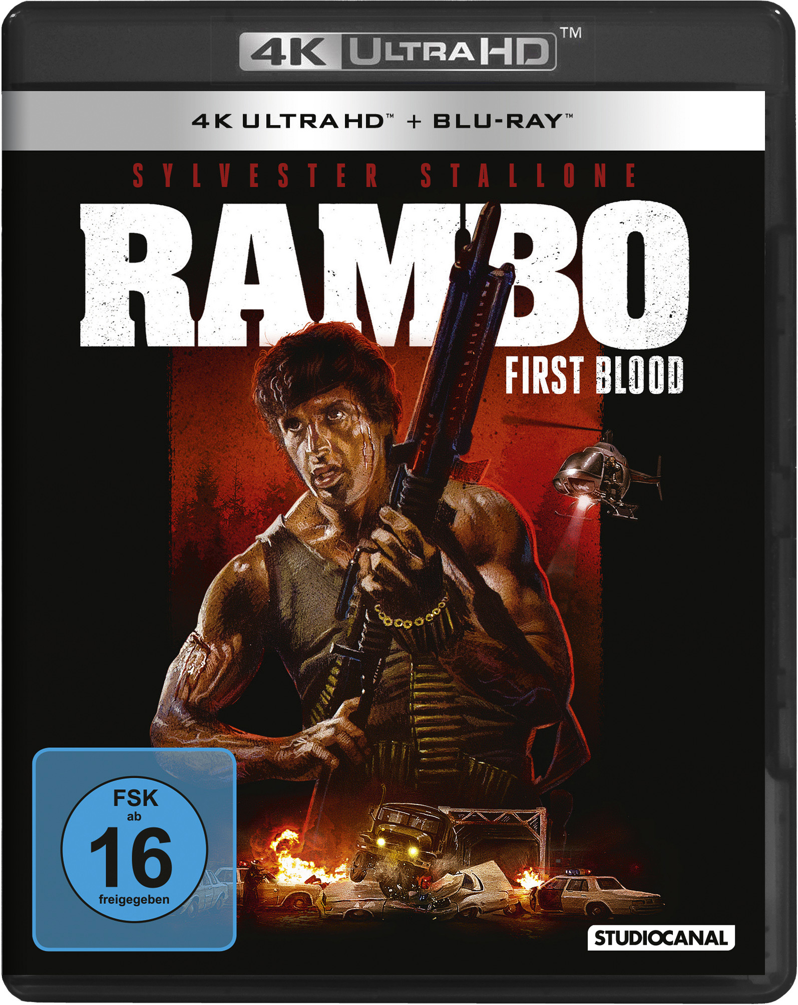 Rambo - First Blood (4K Ultra HD+Blu-ray) Erwachsener, Männlich, Mann, Person, Buch