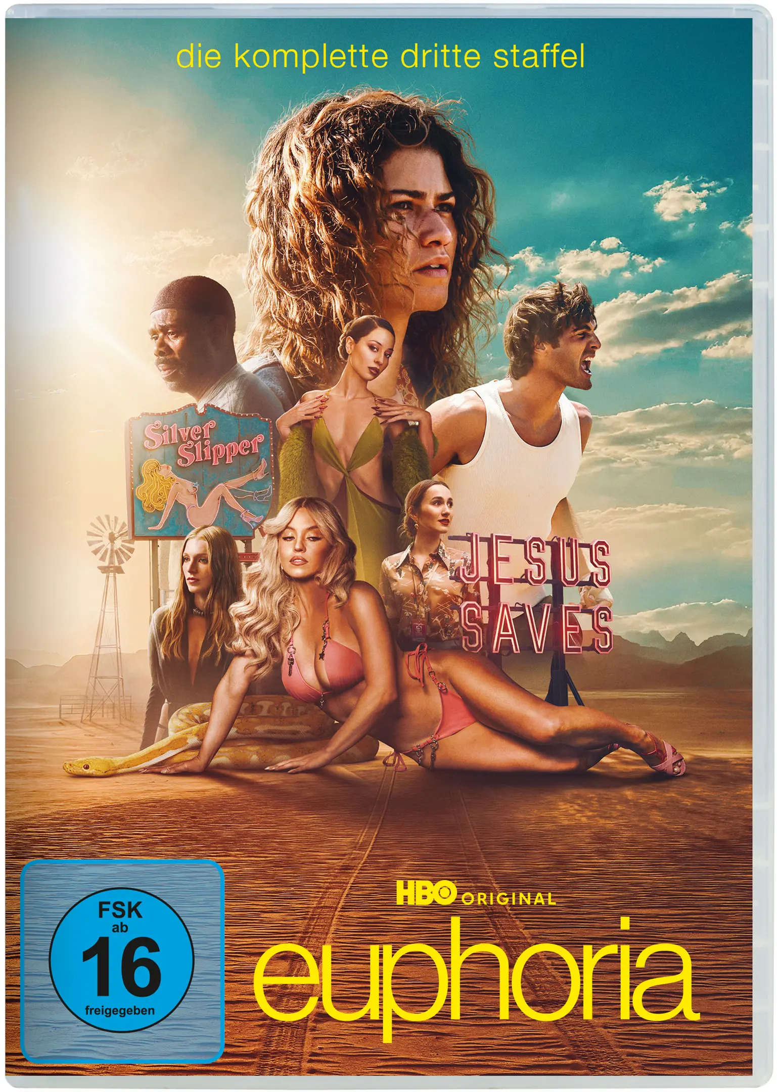 Euphoria Staffel 3, Serienposter, HBO Original, Ensemblebesetzung, FSK 16