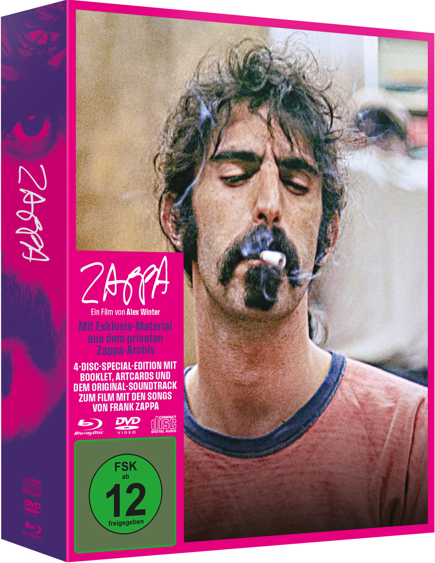 Zappa (Special Edition, Blu-ray+DVD+2 CDs) Erwachsener, Männlich, Mann, Person, Gesicht