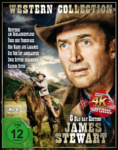 James Stewart - Western Box (6 Blu-rays) Cover James Stewart - Western Box (6 Blu-rays) Cover