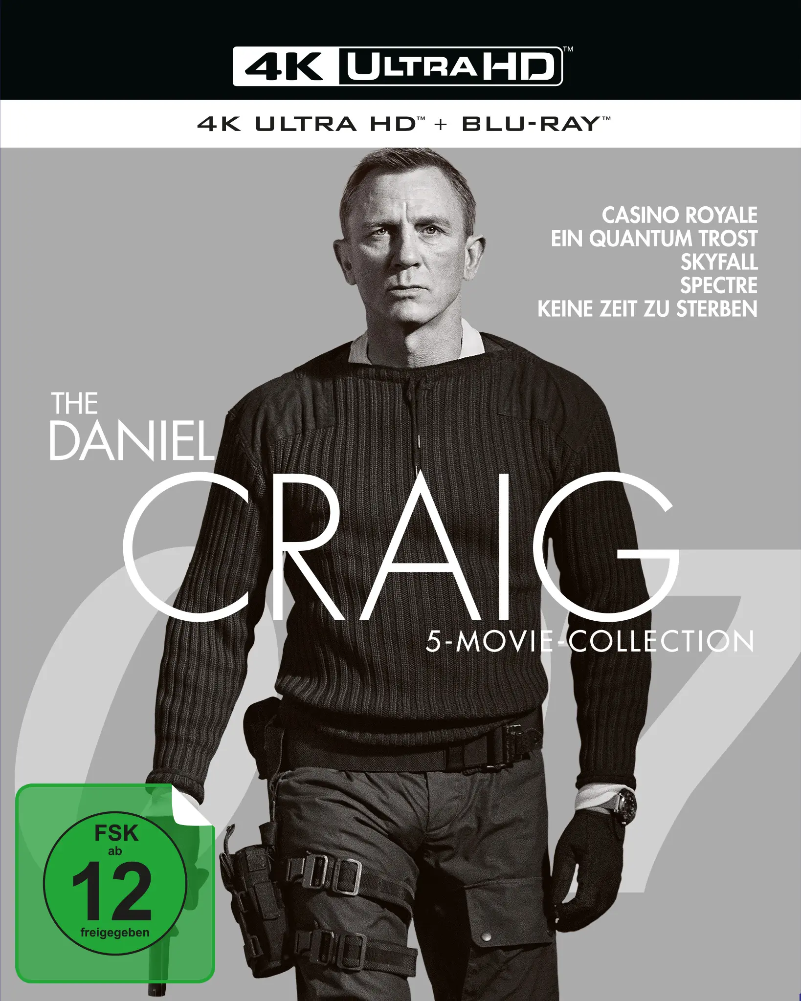James Bond - The Daniel Craig 5-Movie-Collection (5 4K-UHD + 5 Blu-ray)