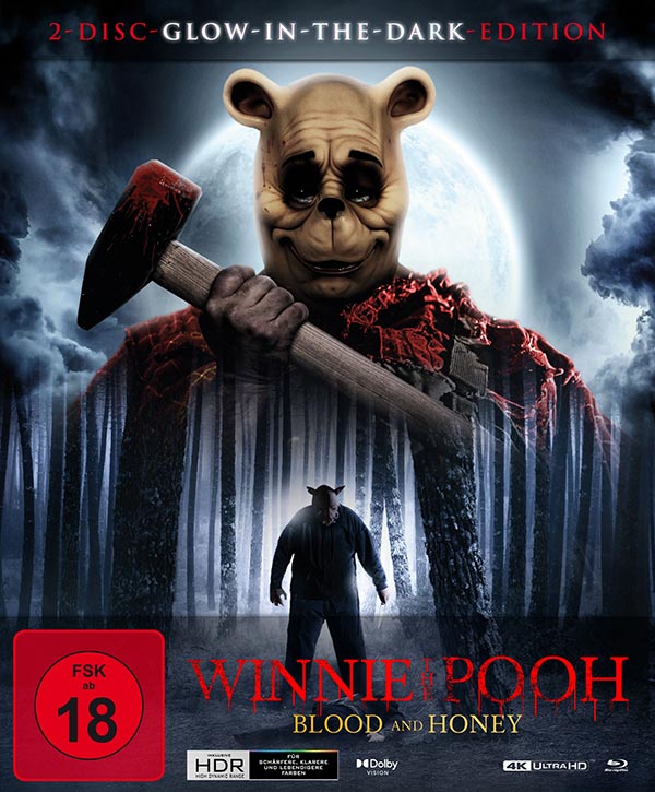 Winnie the Pooh: Blood and Honey (Steelbook, 4K-UHD+Blu-ray) Cover Winnie the Pooh: Blood and Honey (Steelbook, 4K-UHD+Blu-ray) Cover