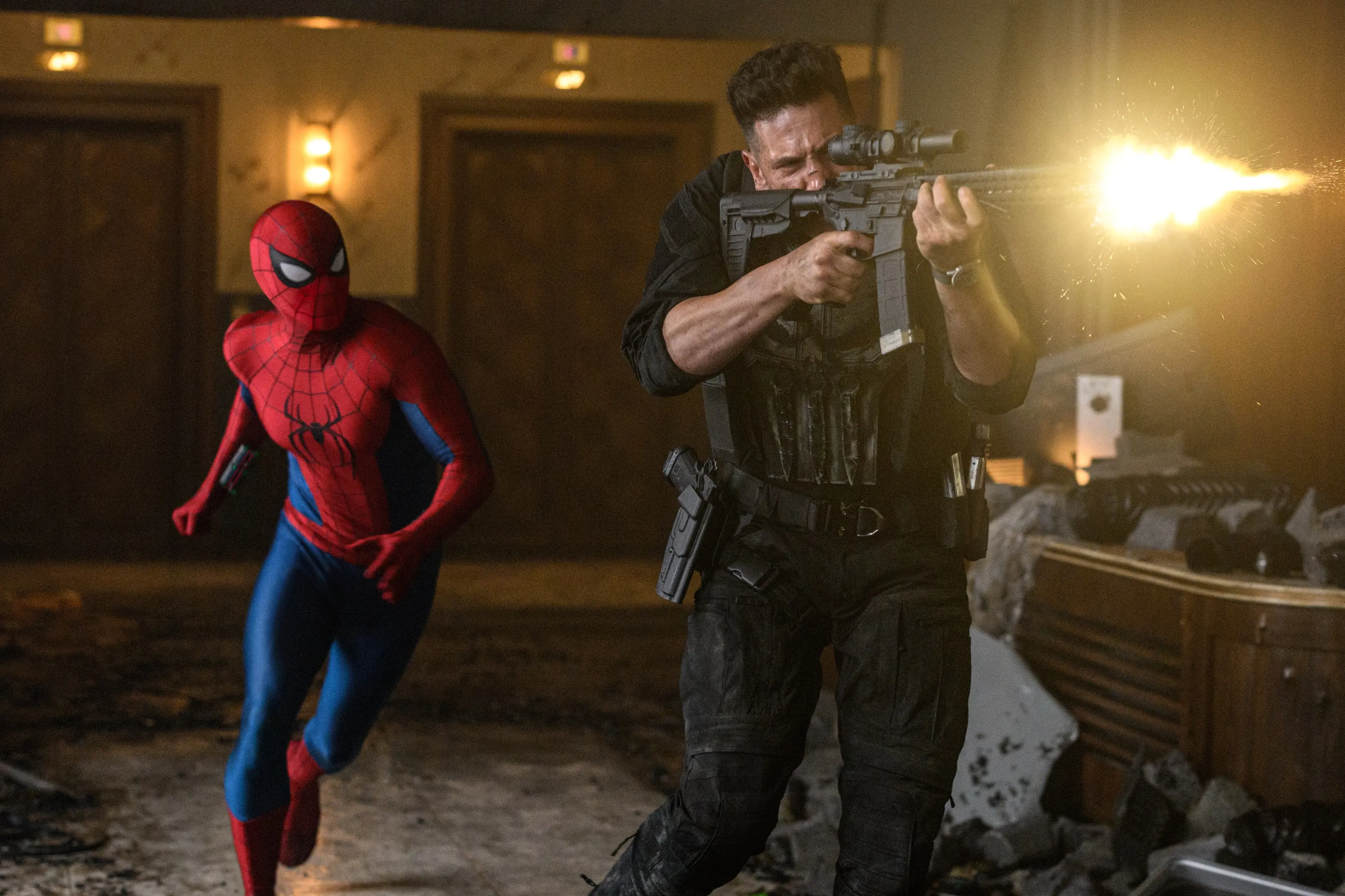 spider-man, superheld, kampf, waffe, aktion