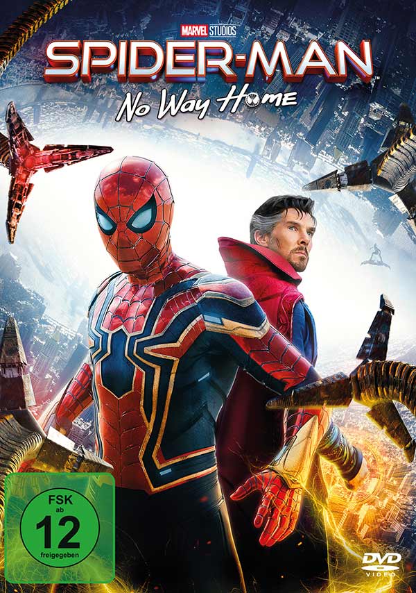 Spider-Man: No Way Home (DVD) Cover Spider-Man: No Way Home (DVD) Cover