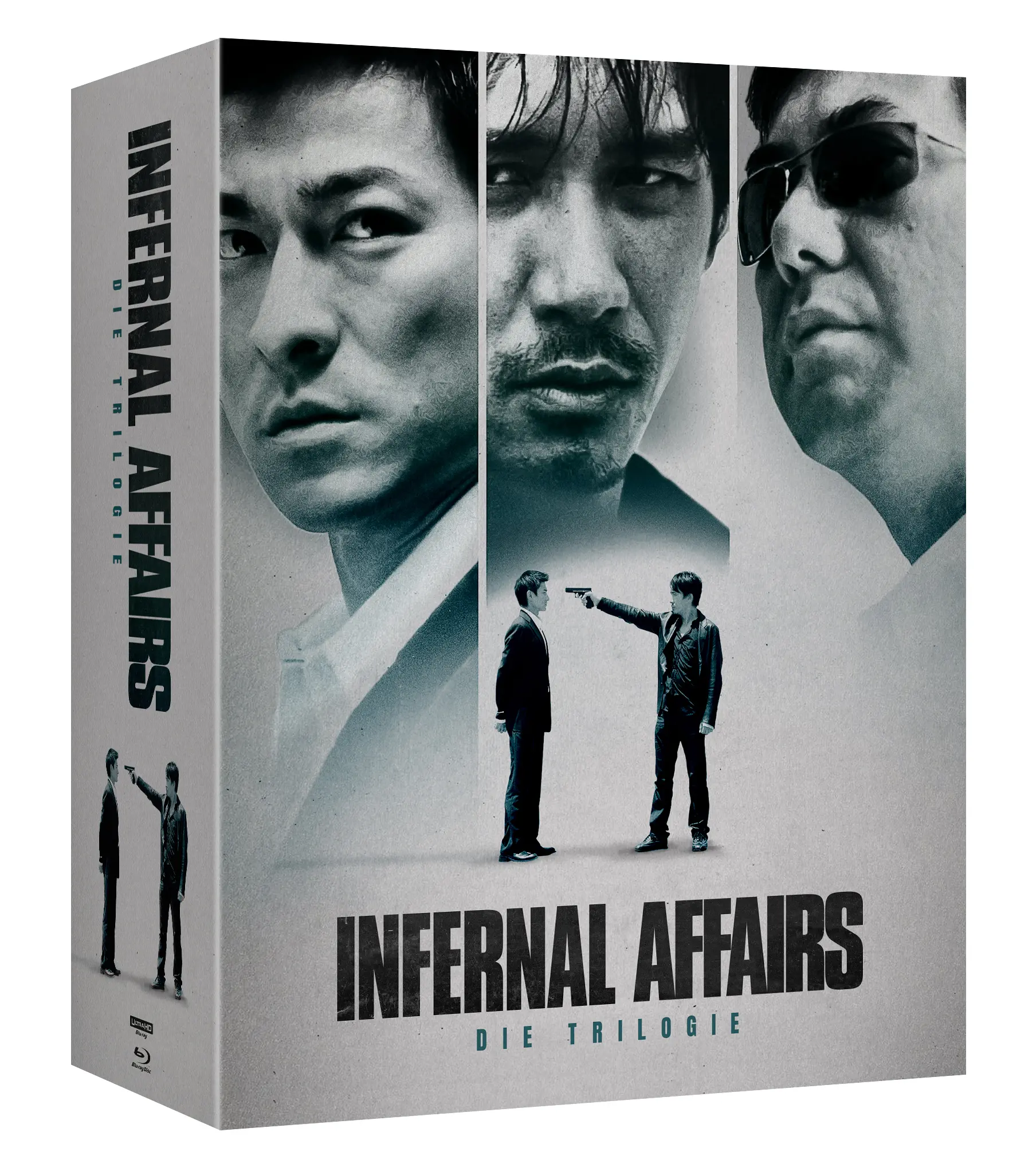 Infernal Affairs Trilogy (Collector's Edition, 3 UHDs, 3 Blu-rays, 3 Bonus-Blu-rays) (exkl. Shop) Infernal Affairs Trilogy (Collector's Edition, 3 UHDs, 3 Blu-rays, 3 Bonus-Blu-rays) (exkl. Shop)