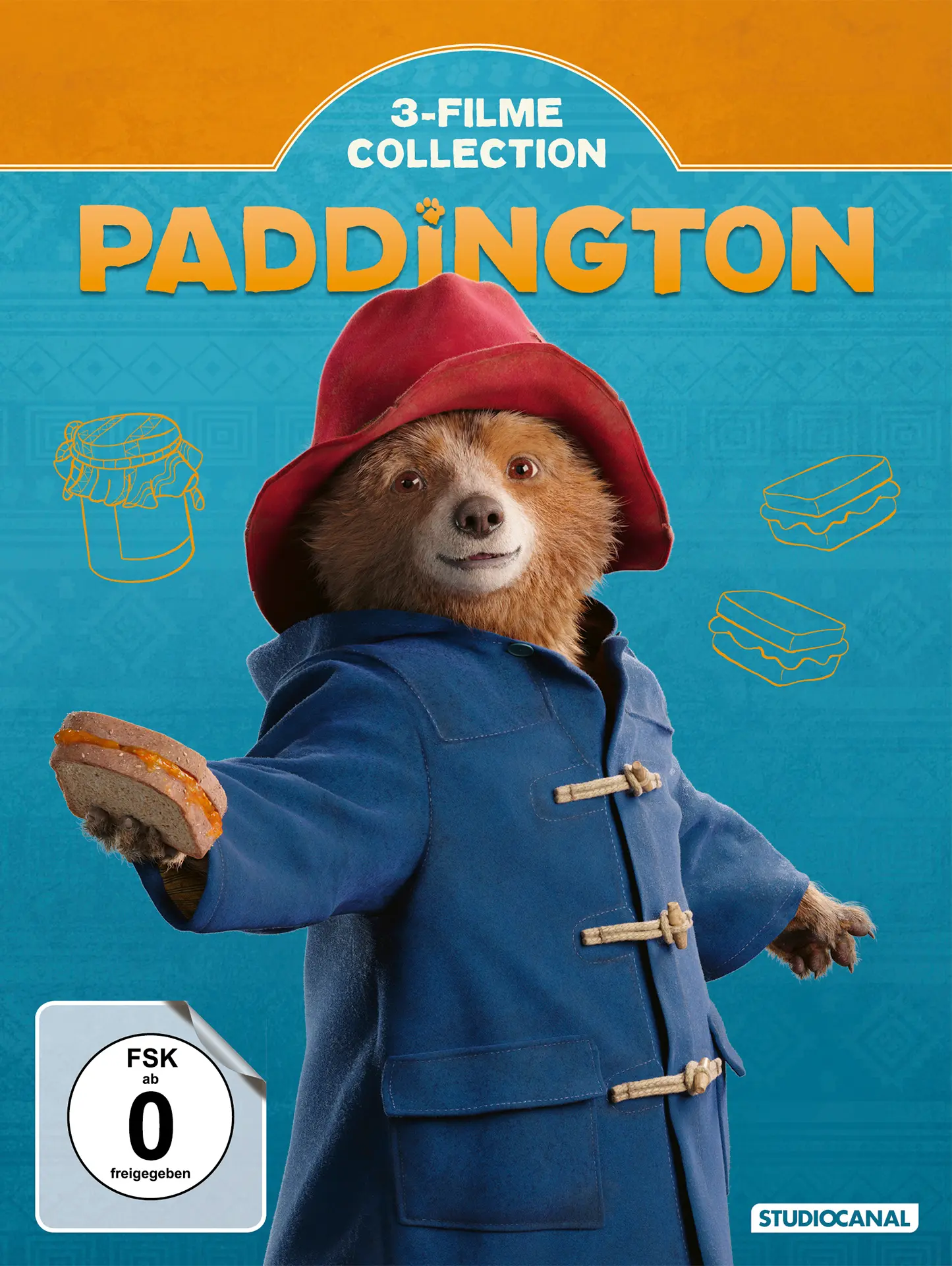 Paddington - 3 Filme Collection (3 DVDs) Cover Paddington - 3 Filme Collection (3 DVDs) Cover