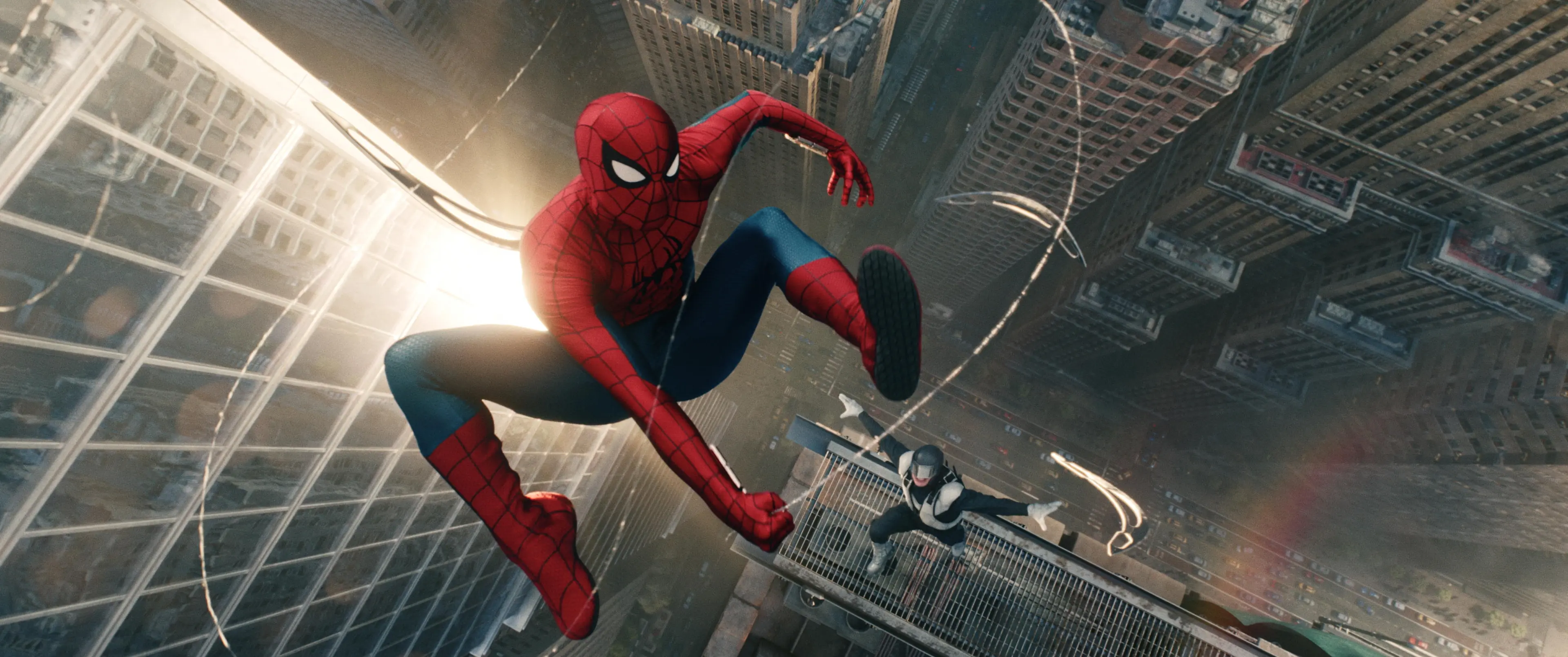 spider-man,  superhero,  stadt,  schwingen,  karminrot