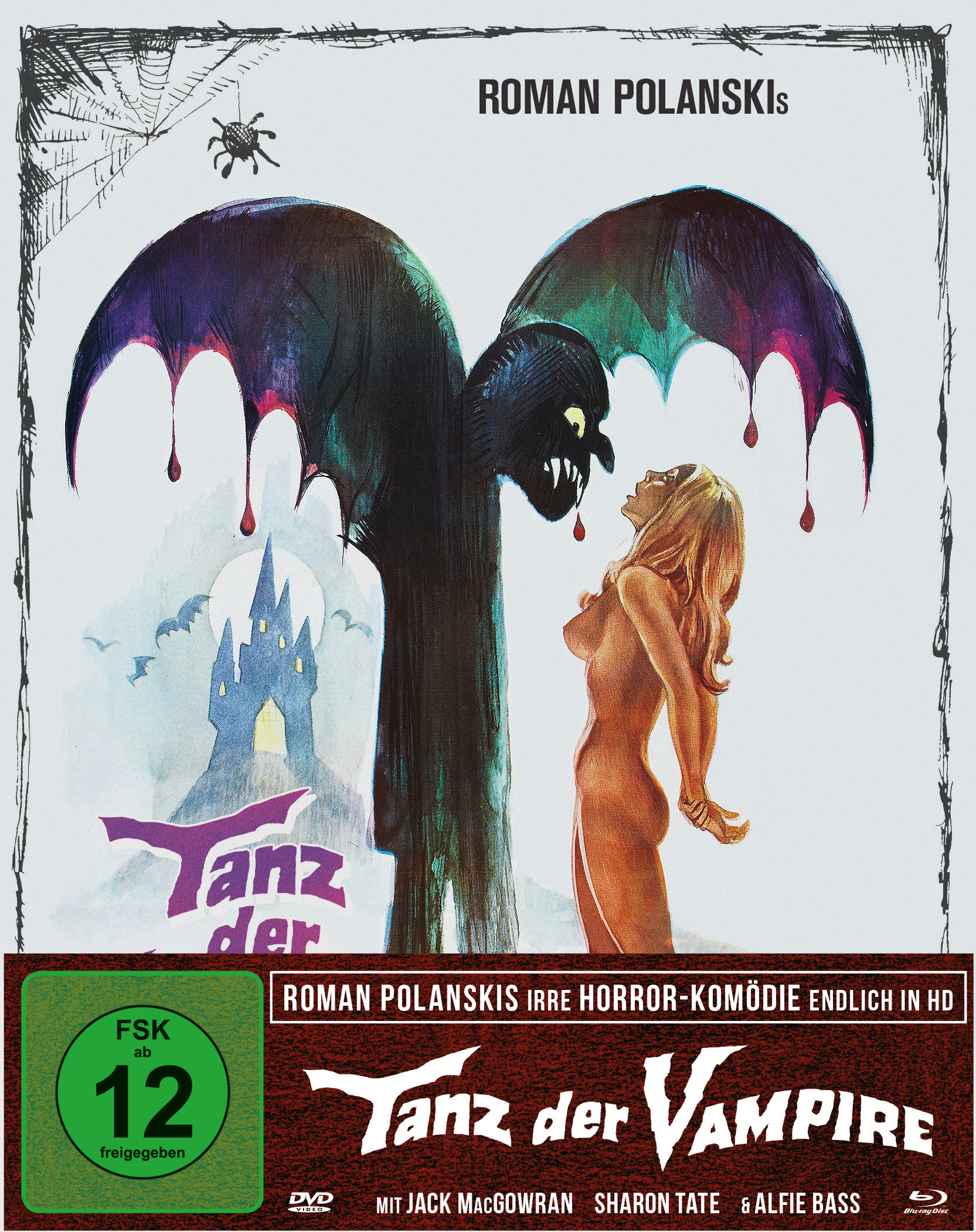 Tanz der Vampire (Mediabook A, Blu-ray+DVD) Cover Tanz der Vampire (Mediabook A, Blu-ray+DVD) Cover