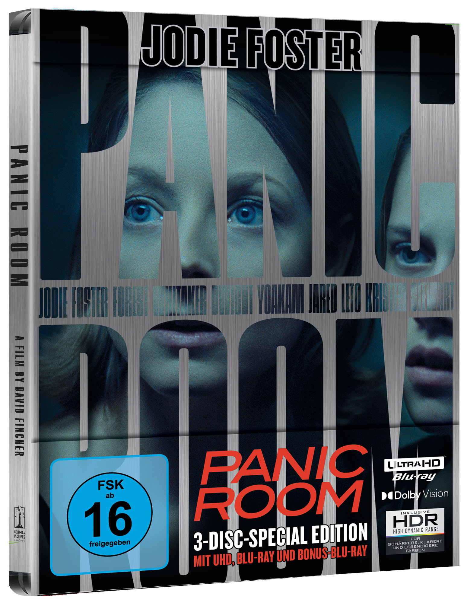 Panic Room (Steelbook, 4K-UHD+2 Blu-rays) Publikation, Person