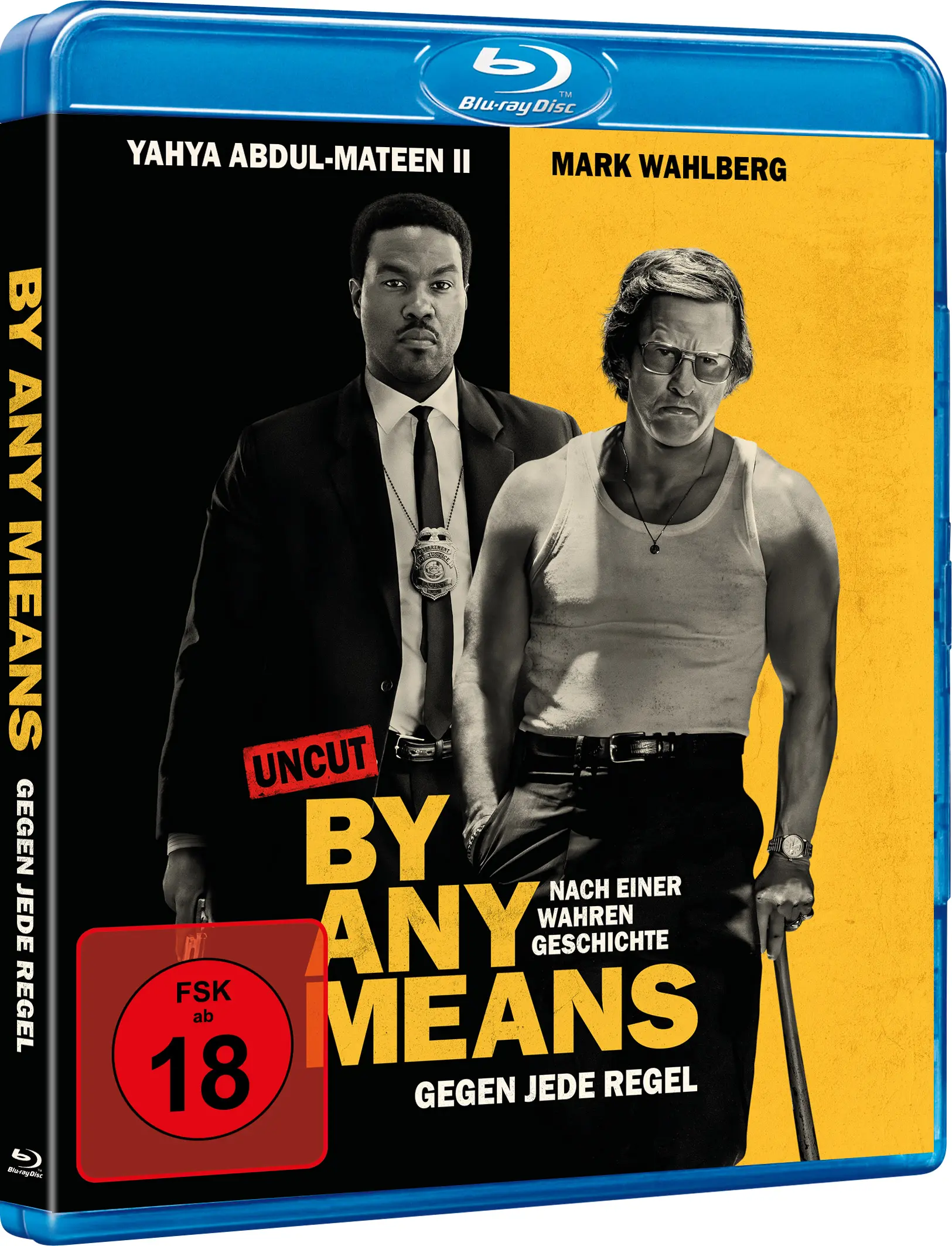 Blu-ray-Film, Actionthriller, Filmhülle, Ungekürzte Fassung, FSK 18