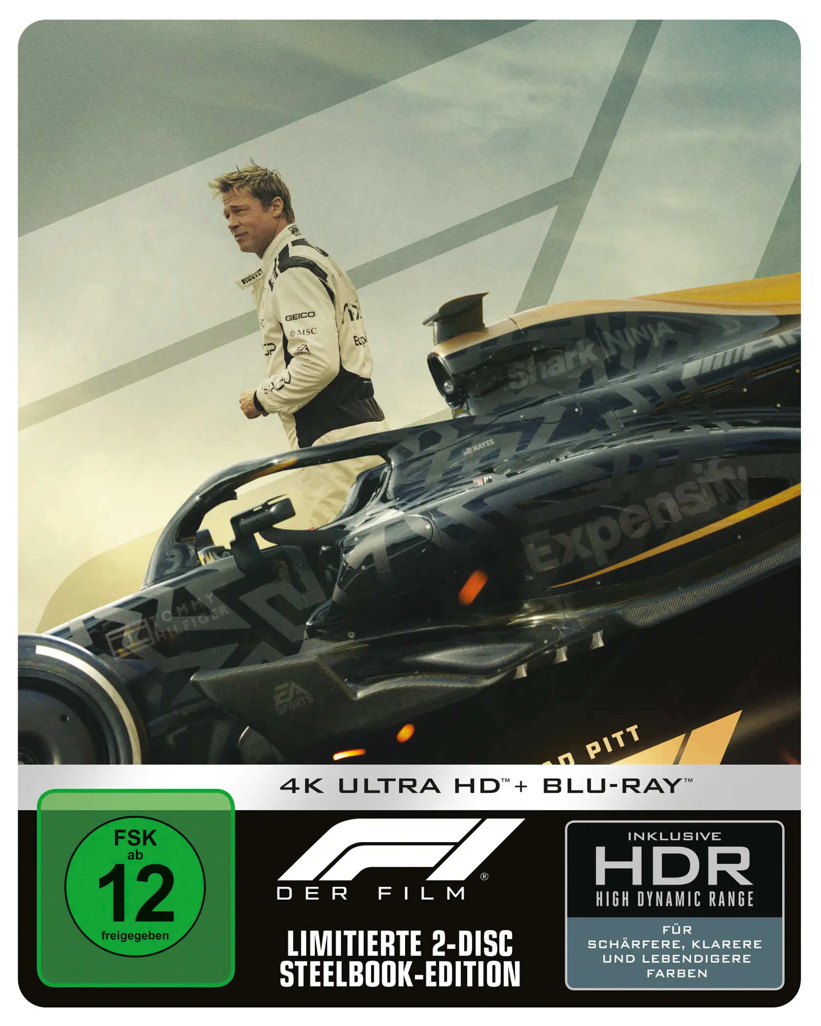 F1 (Limitiertes Steelbook B, 4K-UHD+Blu-ray)