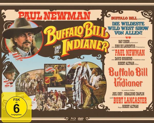 Buffalo Bill und die Indianer (Mediabook, Blu-ray + DVD) Cover Buffalo Bill und die Indianer (Mediabook, Blu-ray + DVD) Cover