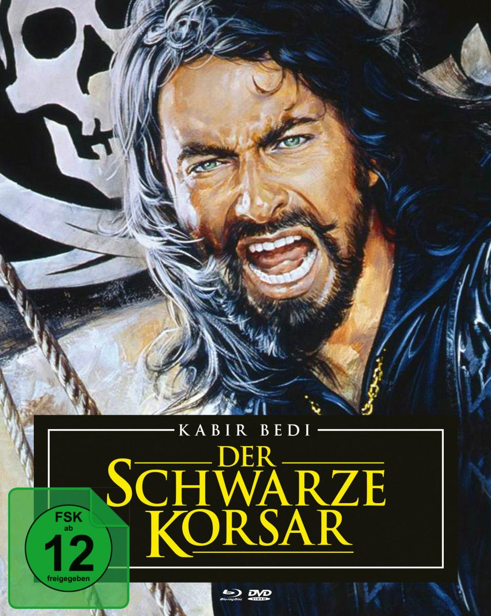 Der schwarze Korsar (Mediabook, Blu-ray+DVD) Cover