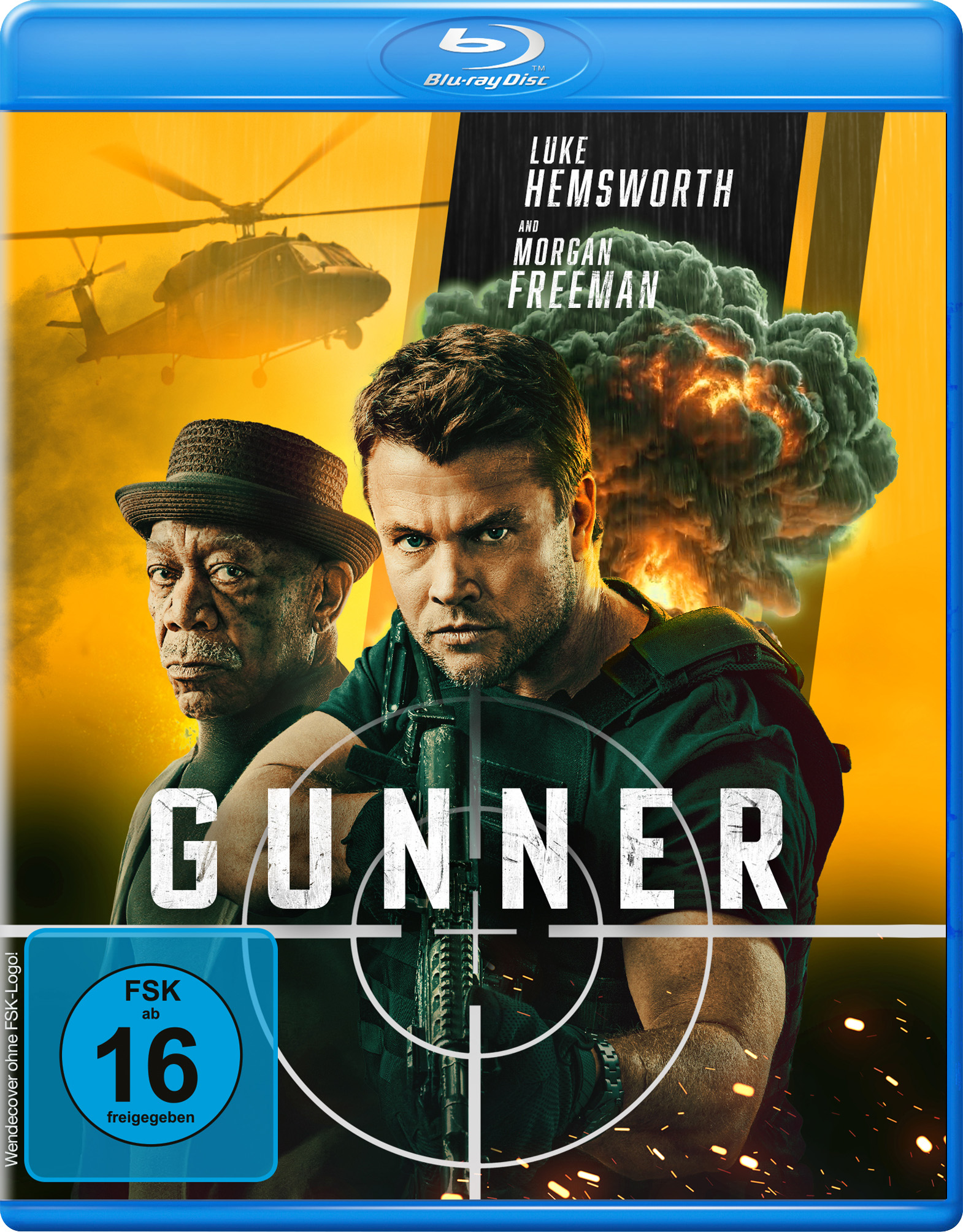 Gunner (Blu-ray) Cover Buch, Veröffentlichung, Erwachsene, Mann, Person