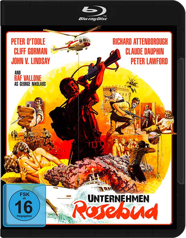 Unternehmen Rosebud (Blu-ray) Cover Hubschrauber, Erwachsener, Weiblich, Person, Frau