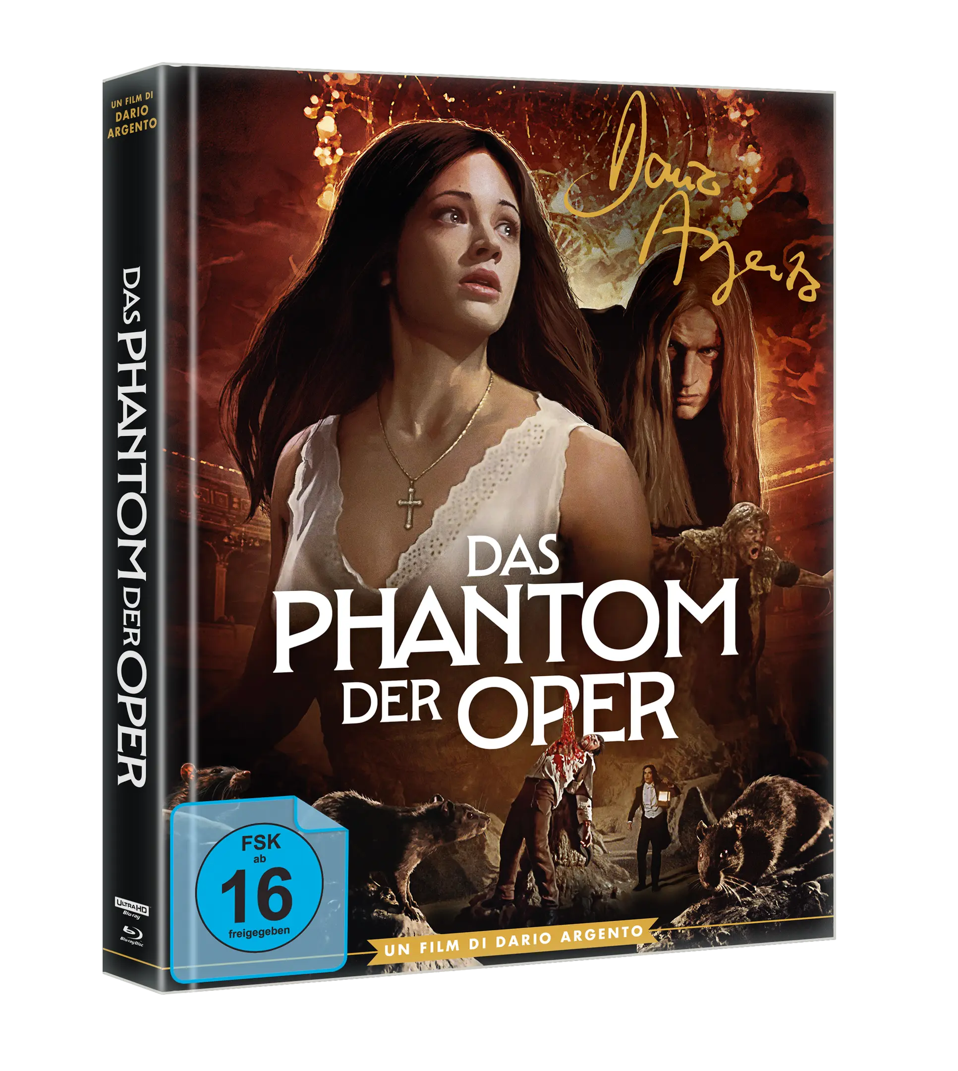Das Phantom der Oper (Dario Argento) (Mediabook, 4K-UHD+Blu-ray)