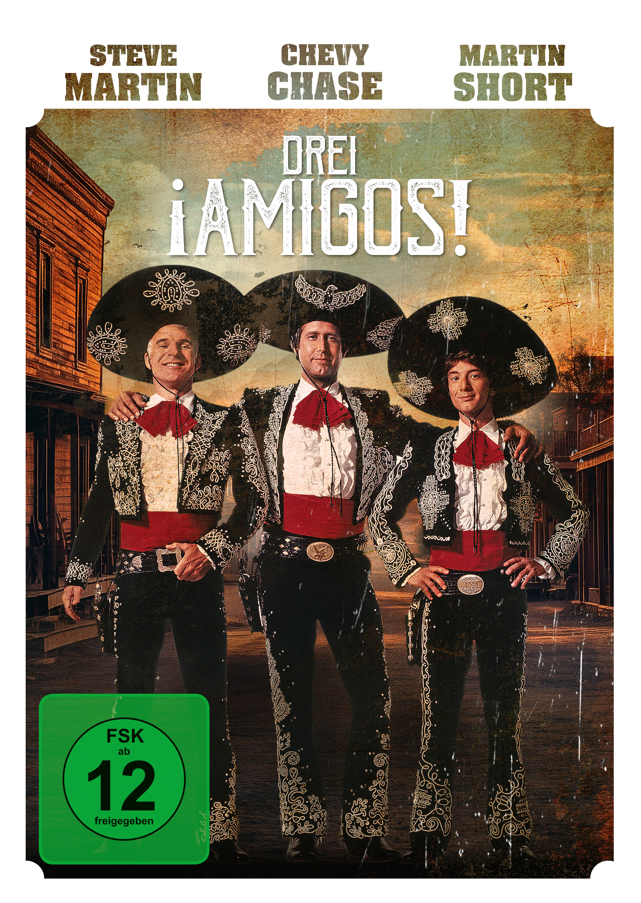Drei Amigos! (DVD) Cover Werbung, Plakat, Person, Buch, Formelle Kleidung