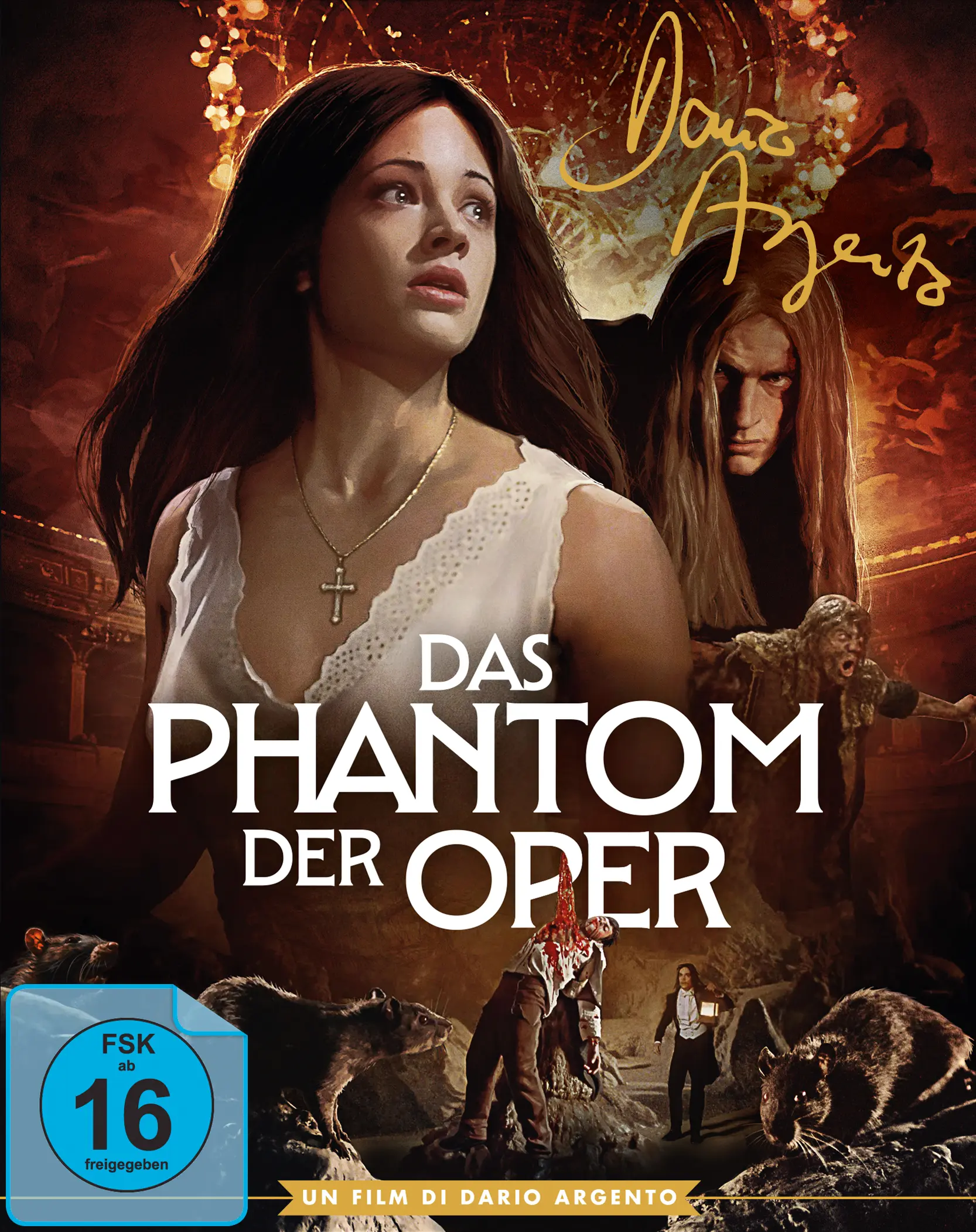 Das Phantom der Oper (Dario Argento) (Mediabook, 4K-UHD+Blu-ray)