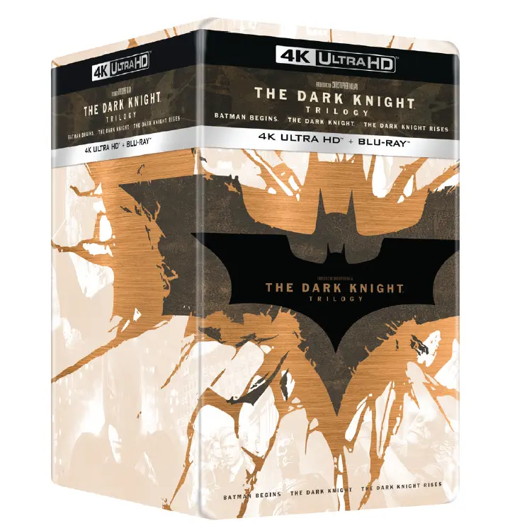 The Dark Knight Trilogy (Collector's Steelbook Edition, 3 4K-UHDs+6 Blu-rays)
