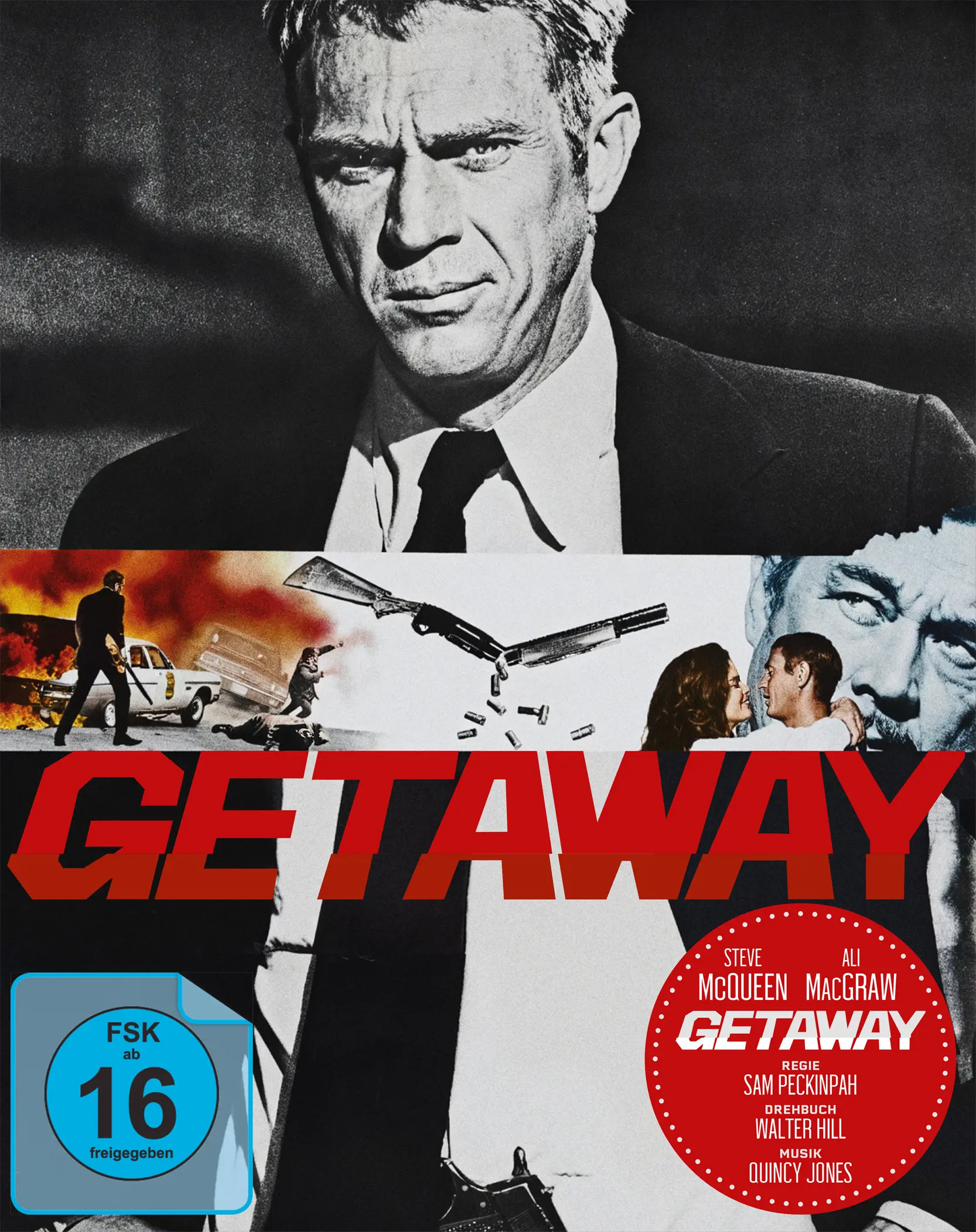 Getaway - Ihre Chance war gleich Null (Mediabook A, 2 Blu-rays) Cover