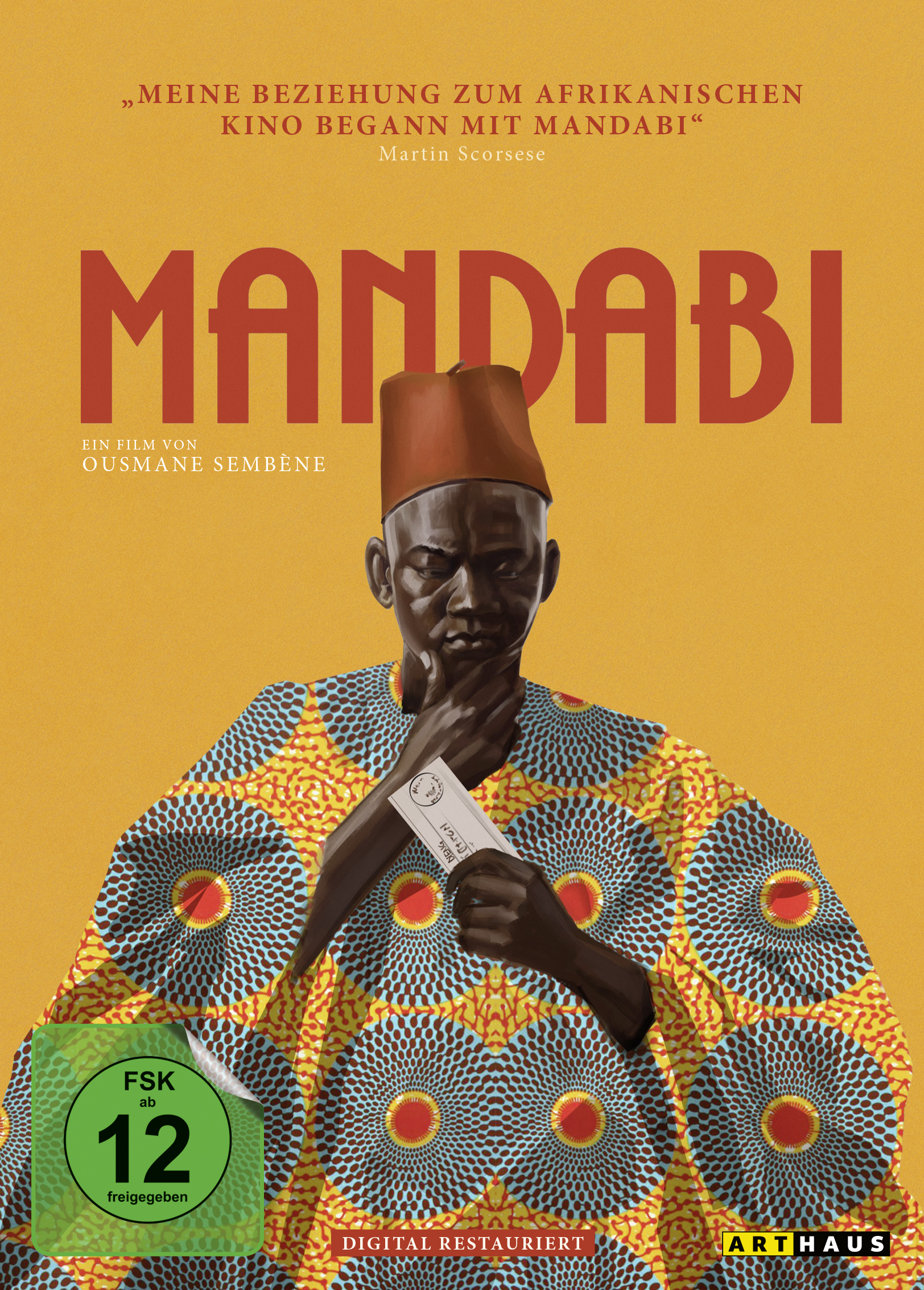 Mandabi - Die Überweisung - Special Edition - Digital Remastered (DVD) Cover Werbung, Plakat, Veröffentlichung, Buch, Person