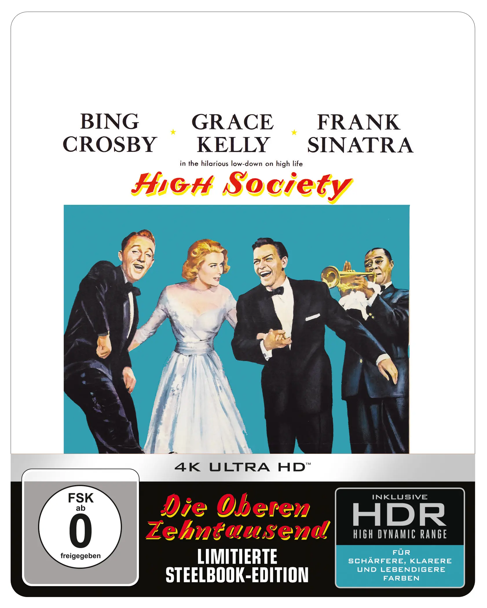 DVD, Cover, High Society, 4K, HDR