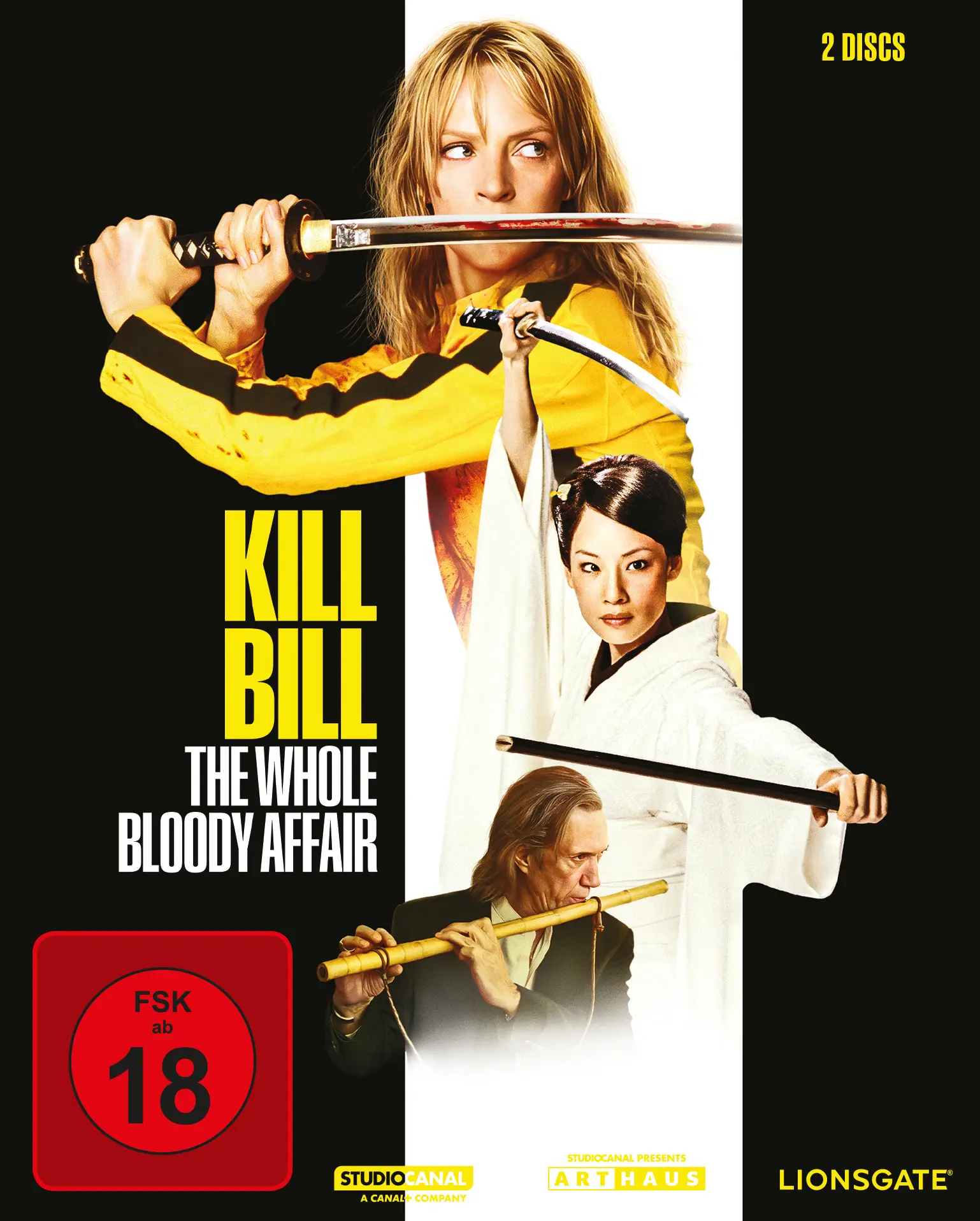 Kill Bill: The Whole Bloody Affair (2 Blu-rays) Cover