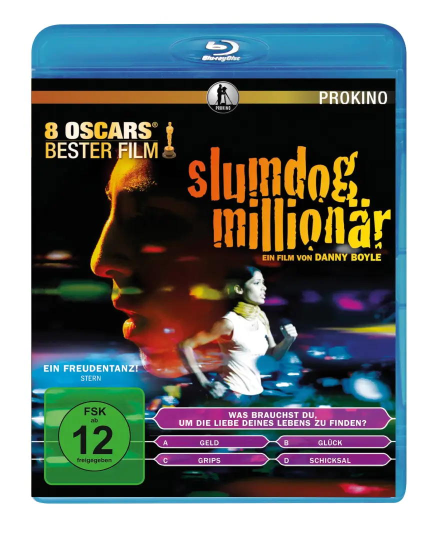 Slumdog Millionär (Blu-ray) Cover Slumdog Millionär (Blu-ray) Cover