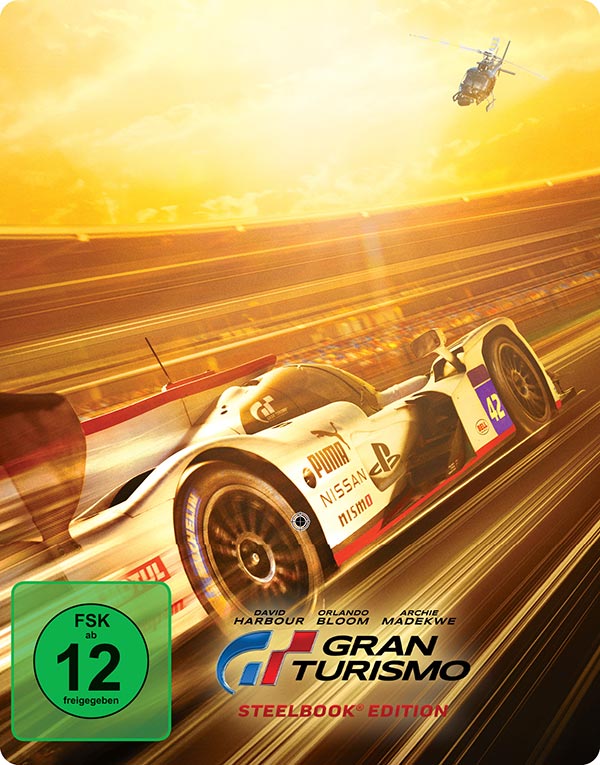 Gran Turismo (Steelbook, 4K-UHD+Blu-ray) Cover Gran Turismo (Steelbook, 4K-UHD+Blu-ray) Cover