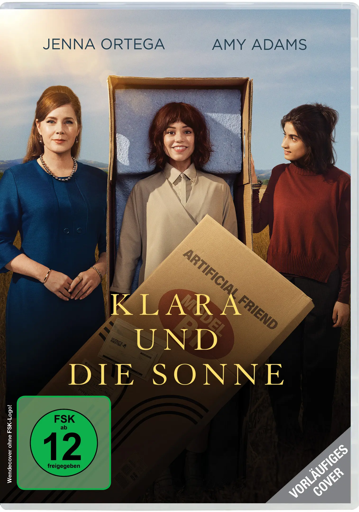 DVD-Hülle, Filmcover, Klara und die Sonne, deutscher Text, Filmdrama