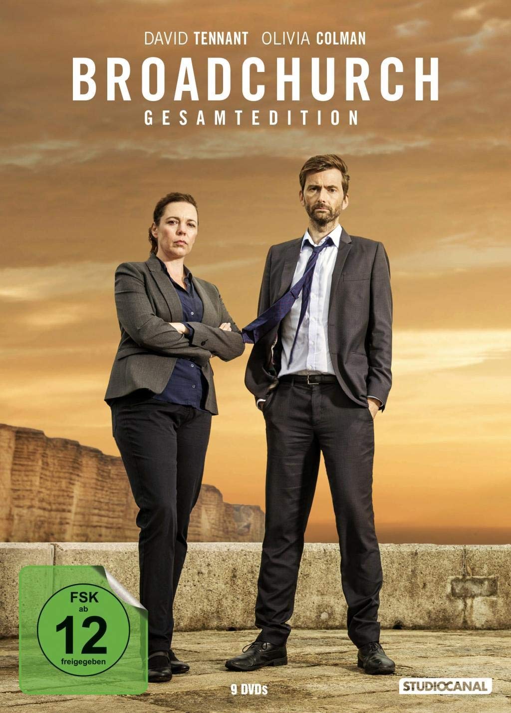 Broadchurch - Staffel 1-3 - Gesamtedition (9 DVDs) Cover Broadchurch - Staffel 1-3 - Gesamtedition (9 DVDs) Cover