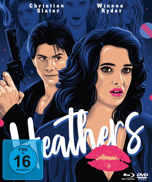 Heathers (Mediabook, Blu-ray+DVD) Cover Heathers (Mediabook, Blu-ray+DVD) Cover