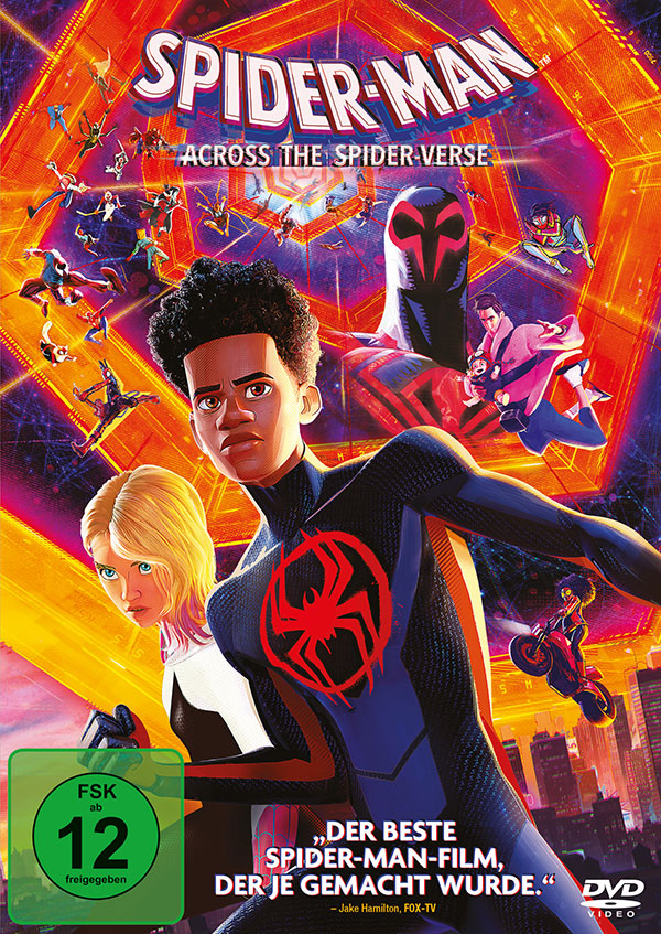 Spider-Man: Across the Spider-Verse (DVD) Cover Spider-Man: Across the Spider-Verse (DVD) Cover