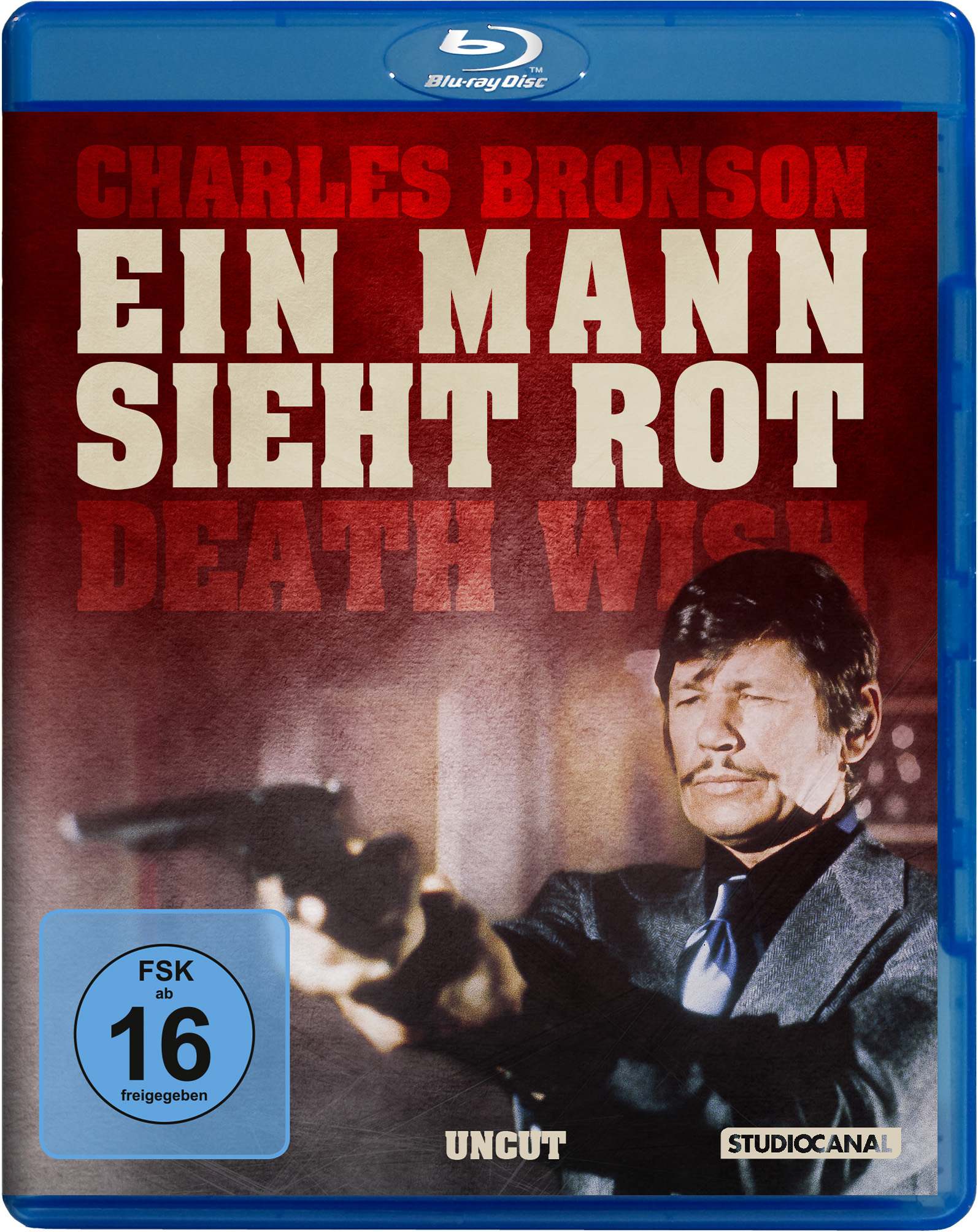 Ein Mann sieht rot - Death Wish - Uncut (Blu-ray) Feuerwaffe, Buch, Veröffentlichung, Mann, Person