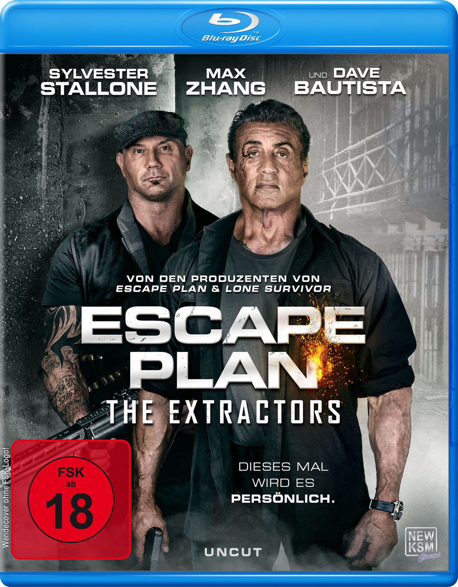 Escape Plan The Extractors (Blu-ray) Cover