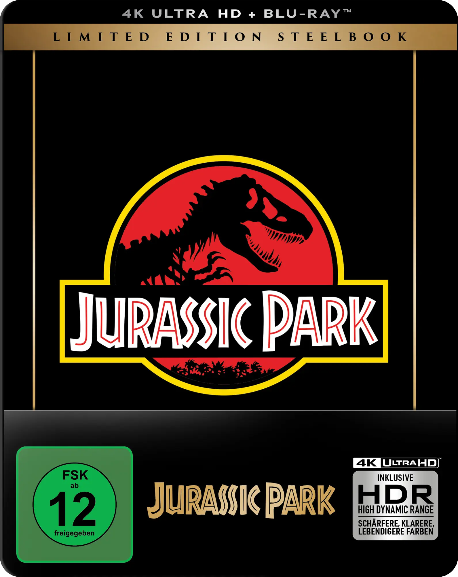 Jurassic Park (Steelbook, 4K-UHD+Blu-ray)