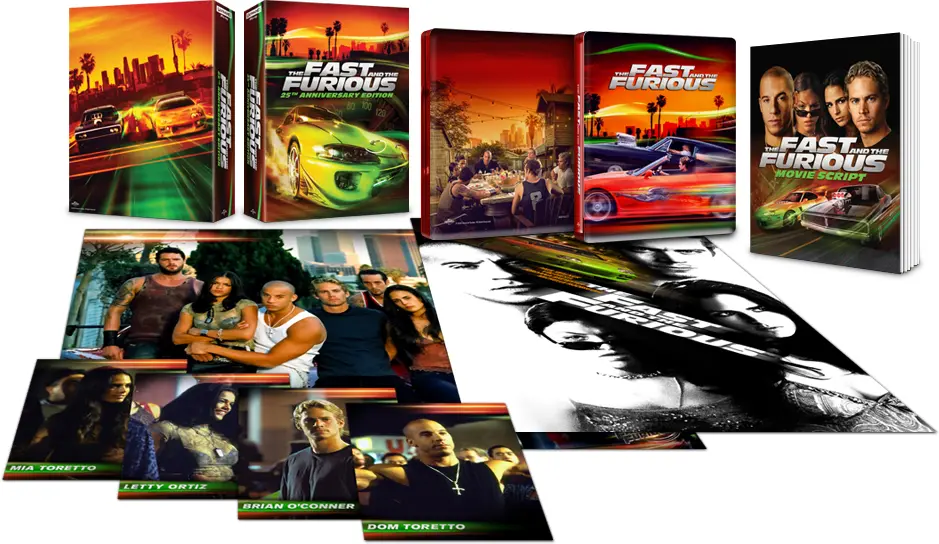 The Fast and the Furious - 25th Anniversary Edition (Ultimate Collector's Steelbook Edition, 4K-UHD+Blu-ray)(Shop)