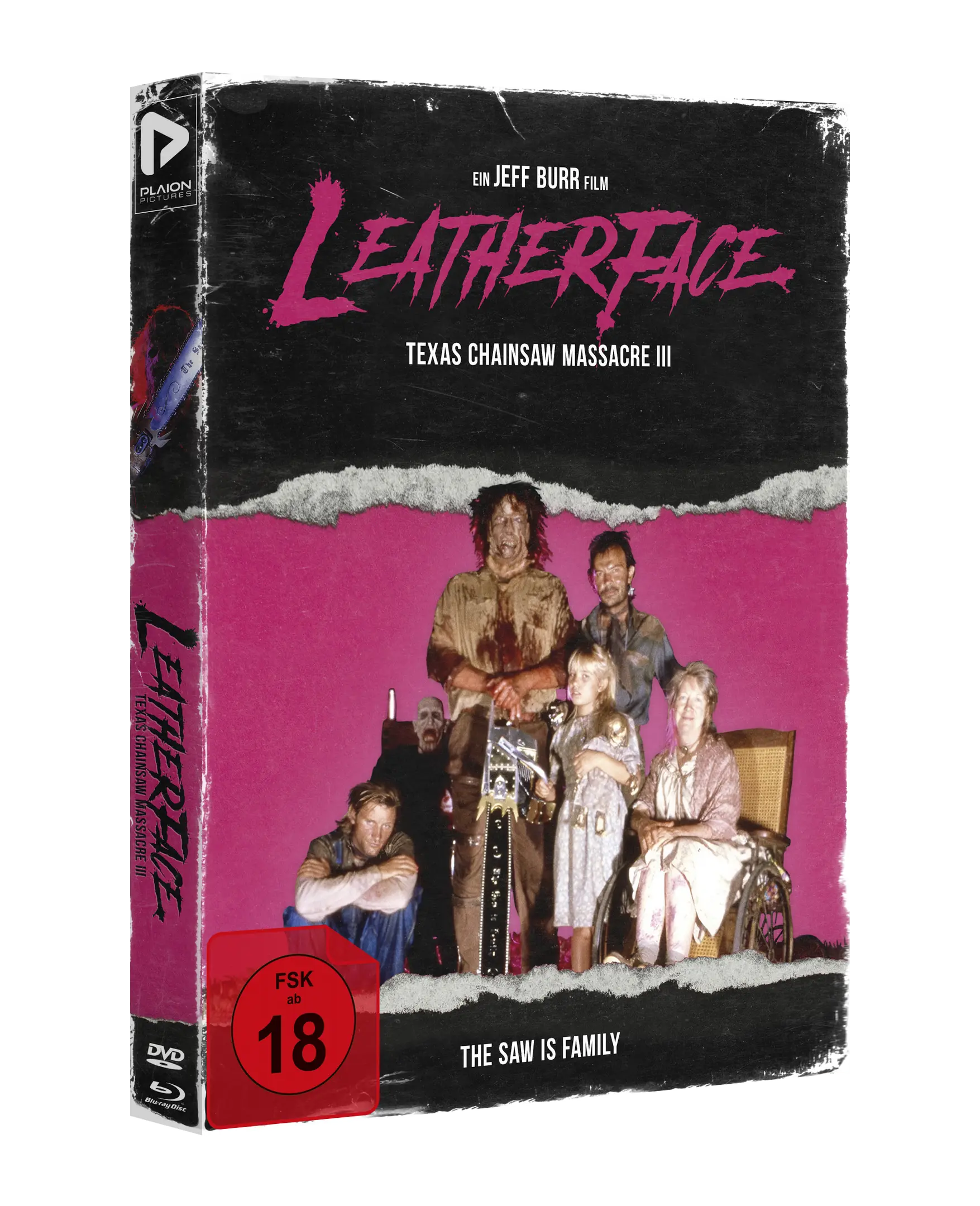 Leatherface: Texas Chainsaw Massacre III (Digipack, 2 Blu-rays+1 DVD) Leatherface: Texas Chainsaw Massacre III (Digipack, 2 Blu-rays+1 DVD)